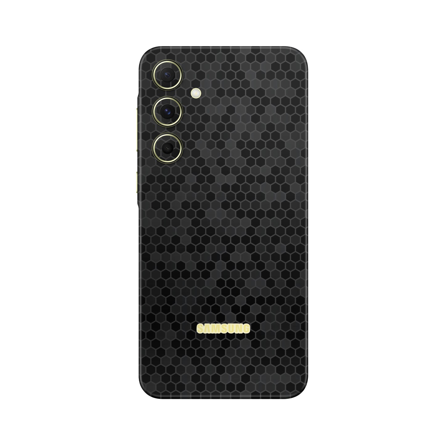 Folie de protectie Samsung Galaxy A15, eSkins Elegans, Skin Honeycomb Negru