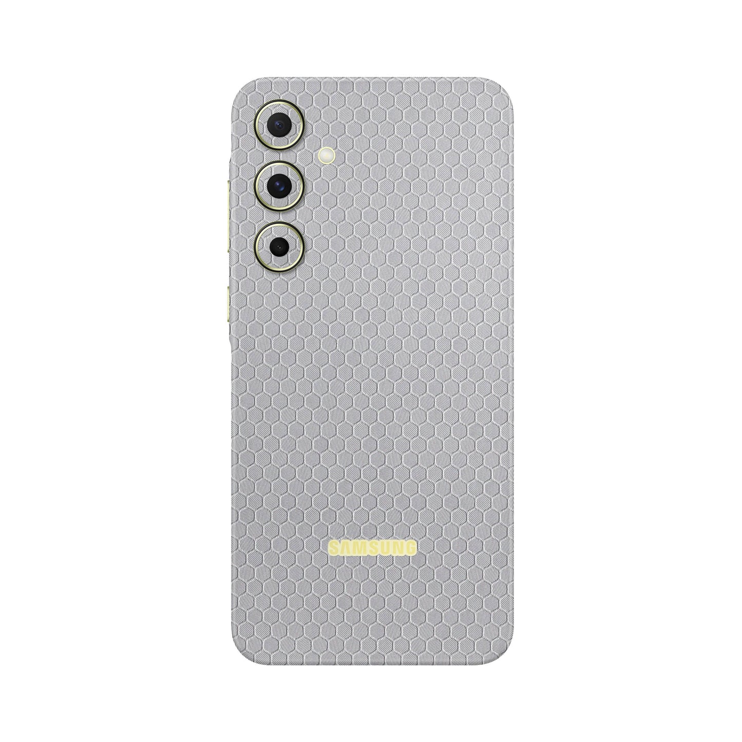 Folie de protectie Samsung Galaxy A15, eSkins Elegans, Skin Honeycomb Gri