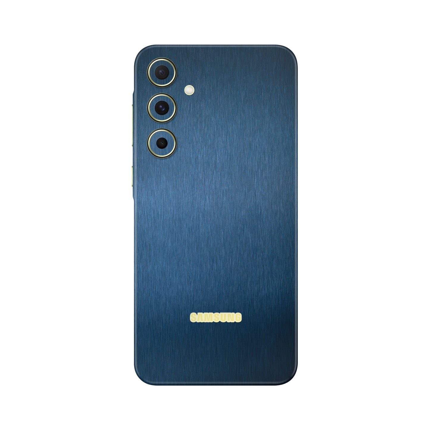 Folie de protectie Samsung Galaxy A15, eSkins Elegans, Skin Metalic Albastru