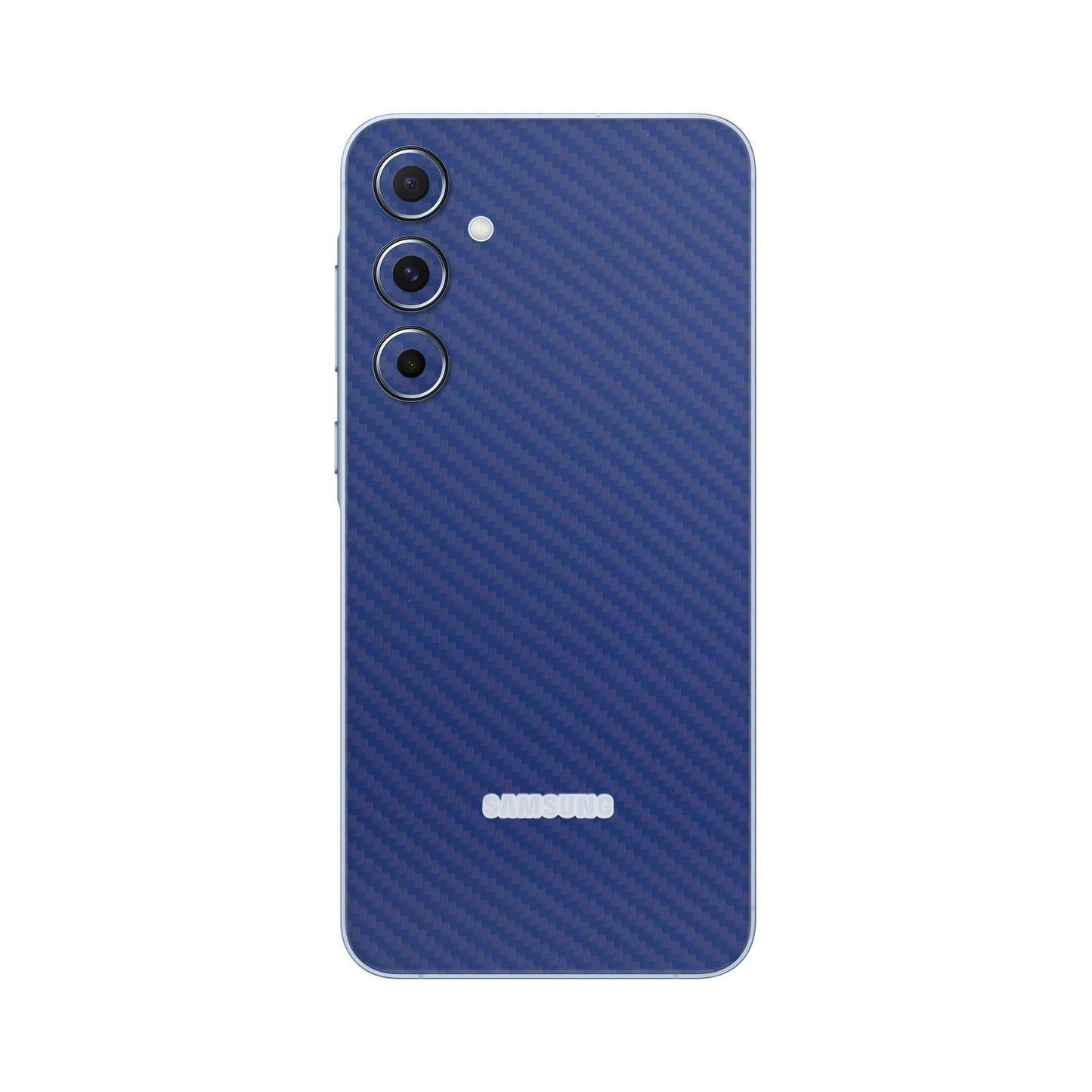 Folie de protectie Samsung Galaxy A35, eSkins Elegans, Skin Carbon Albastru