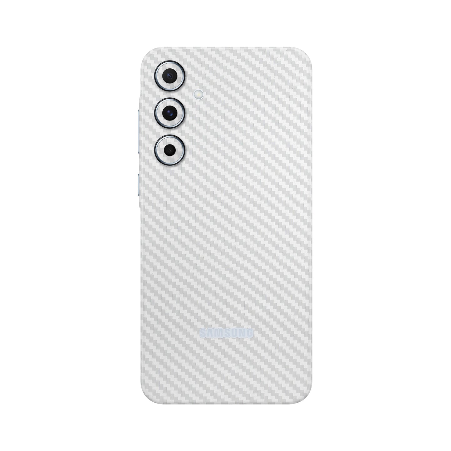 Folie de protectie Samsung Galaxy A35, eSkins Elegans, Skin Carbon Alb