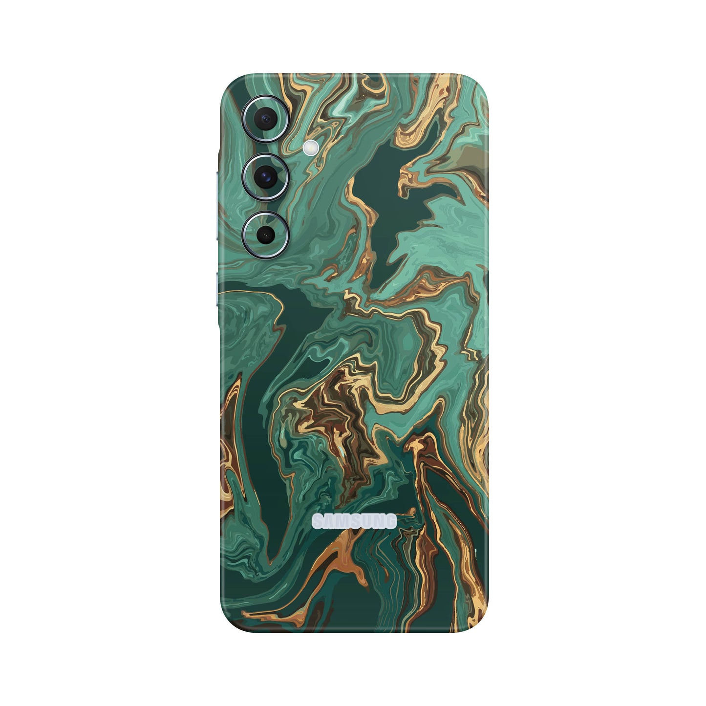 Folie de protectie Samsung Galaxy A35, eSkins Signature, Skin Emerald Flow