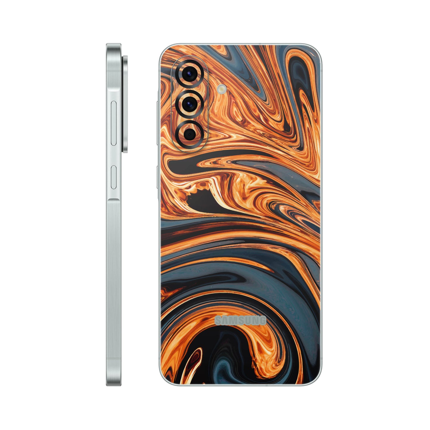 Folie de protectie Samsung Galaxy A36, eSkins Signature, Skin Amber Blaze