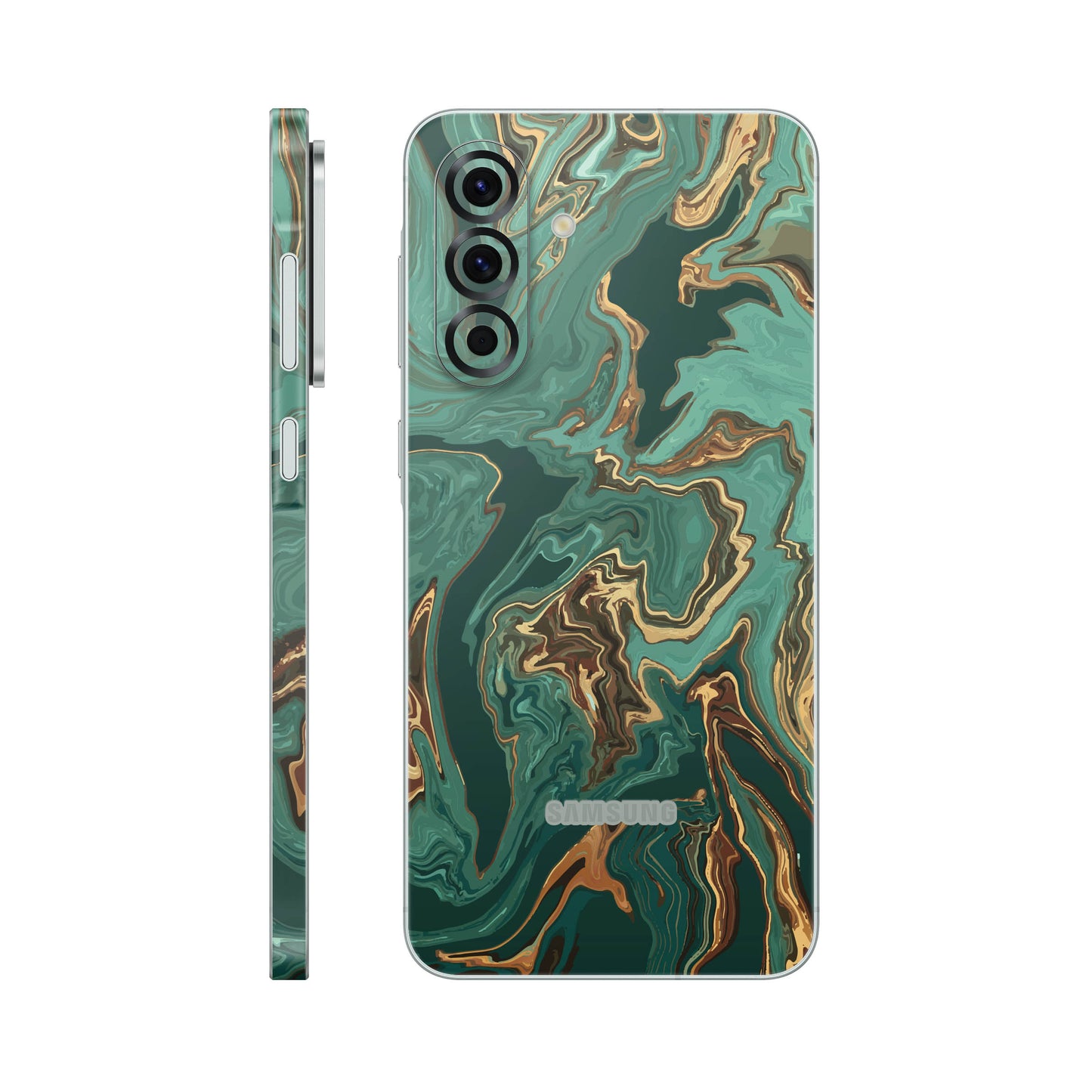 Folie de protectie Samsung Galaxy A36, eSkins Signature, Skin Emerald Flow