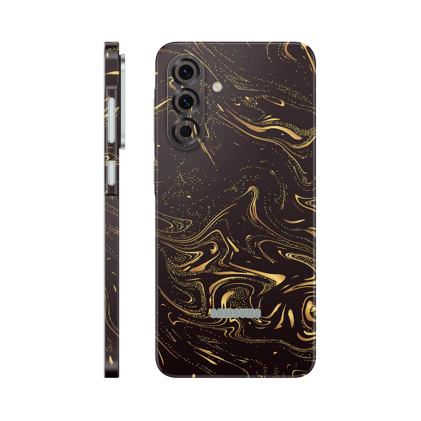 Folie de protectie Samsung Galaxy A36, eSkins Signature, Golden Noir