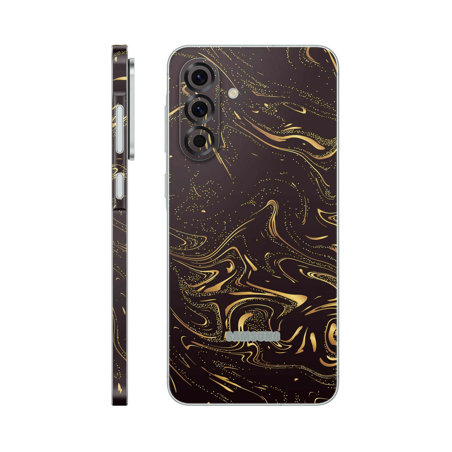 Folie de protectie Samsung Galaxy A36, eSkins Signature, Golden Noir
