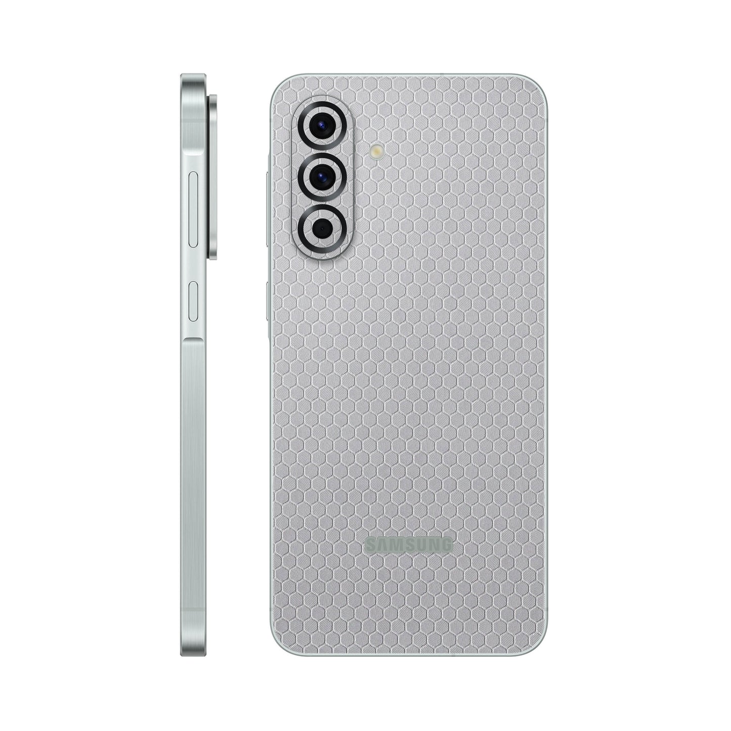 Folie de protectie Samsung Galaxy A36, eSkins Elegans, Skin Honeycomb Gri