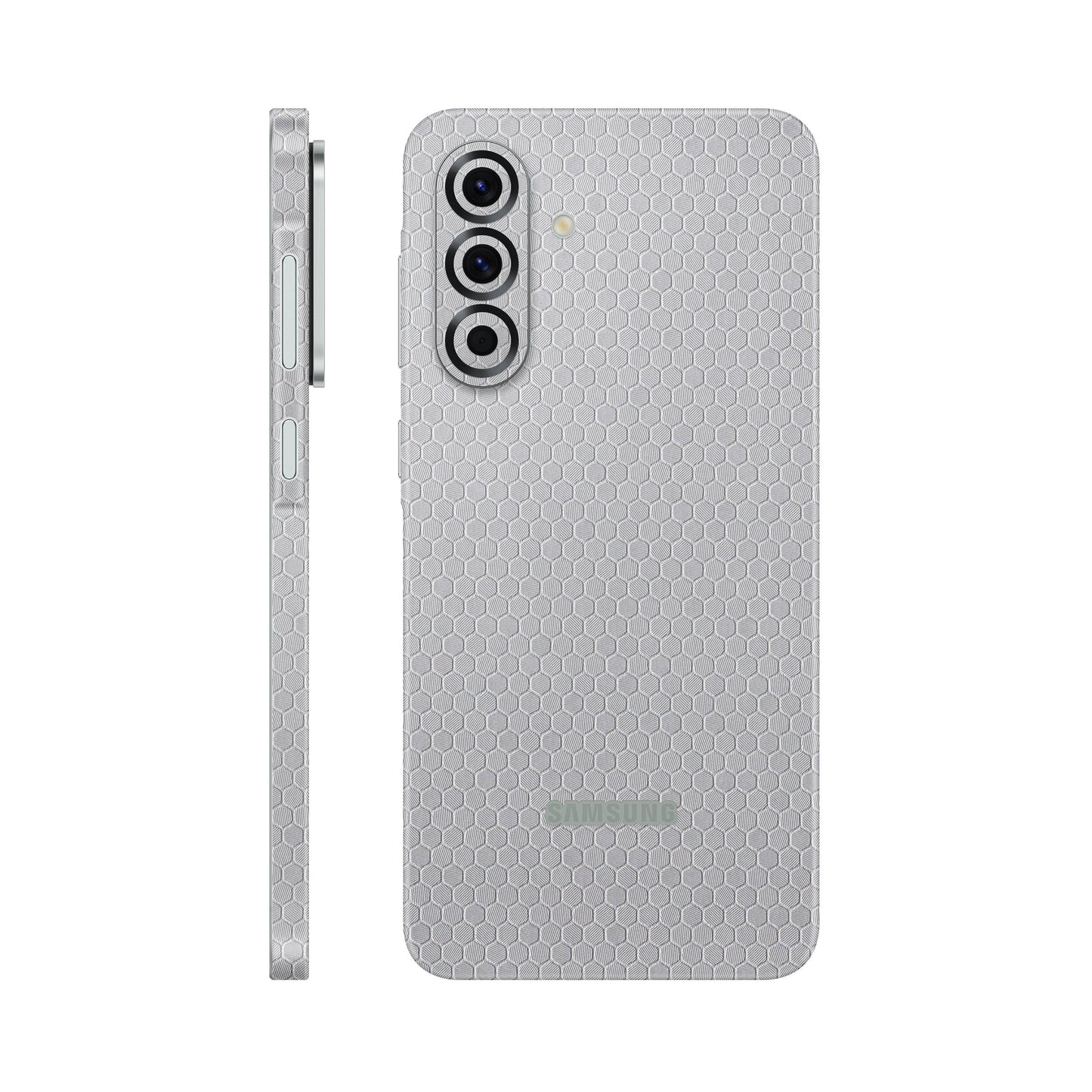 Folie de protectie Samsung Galaxy A36, eSkins Elegans, Skin Honeycomb Gri