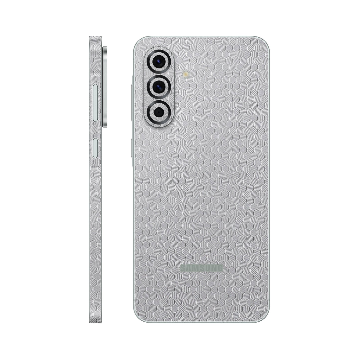 Folie de protectie Samsung Galaxy A36, eSkins Elegans, Skin Honeycomb Gri