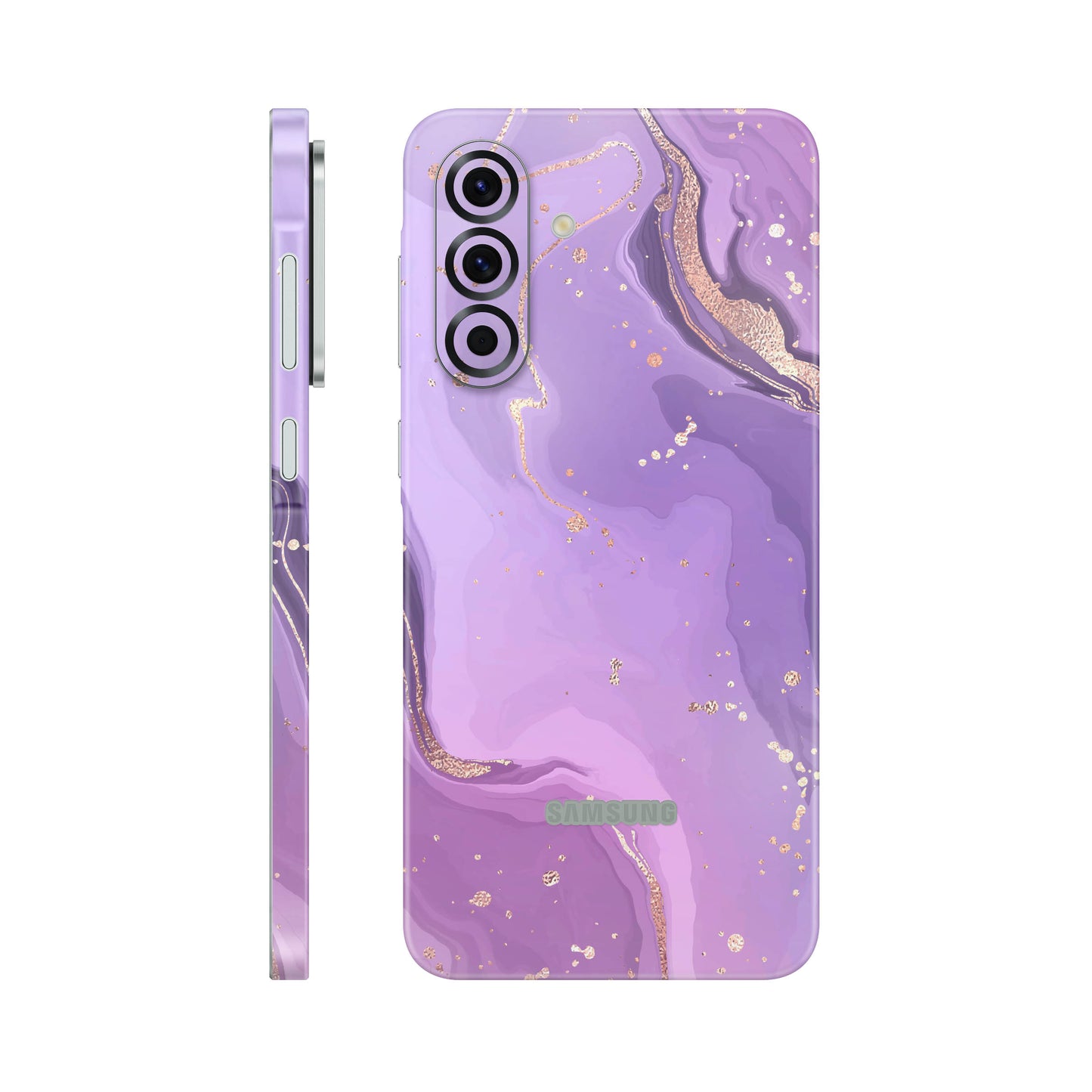 Folie de protectie Samsung Galaxy A36, eSkins Signature, Skin Lavender Swirl