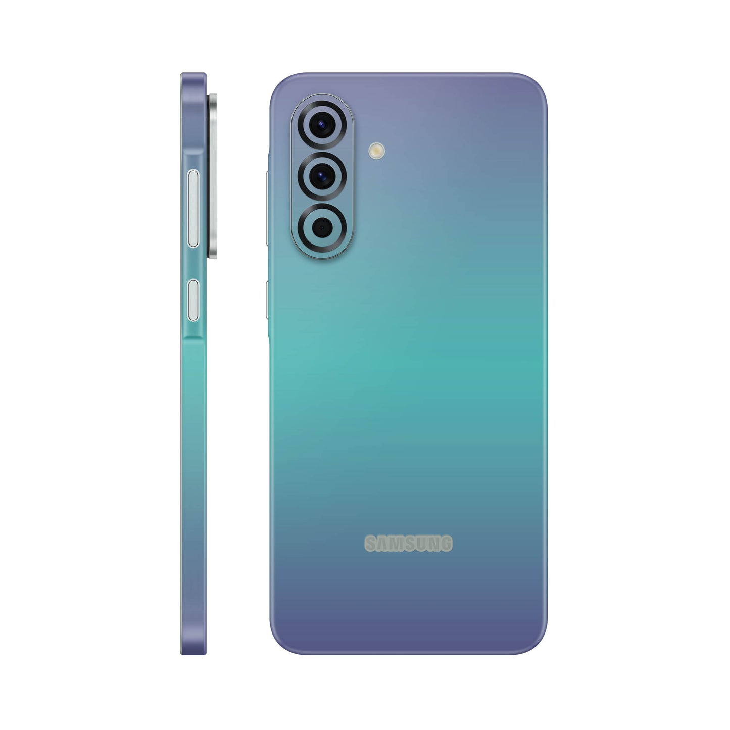 Folie de protectie Samsung Galaxy A36, eSkins Unique, Skin Cameleon Turcoaz-Lavanda