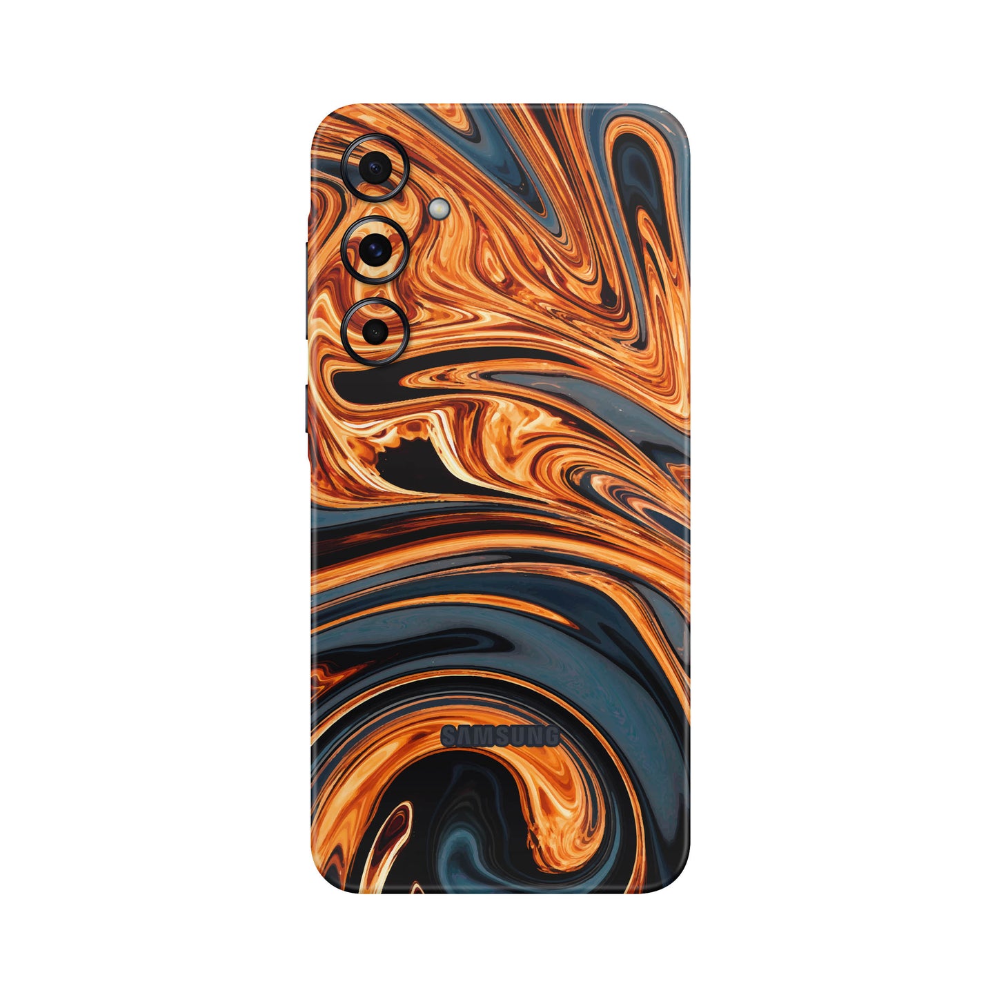 Folie de protectie Samsung Galaxy A55, eSkins Signature, Skin Amber Blaze