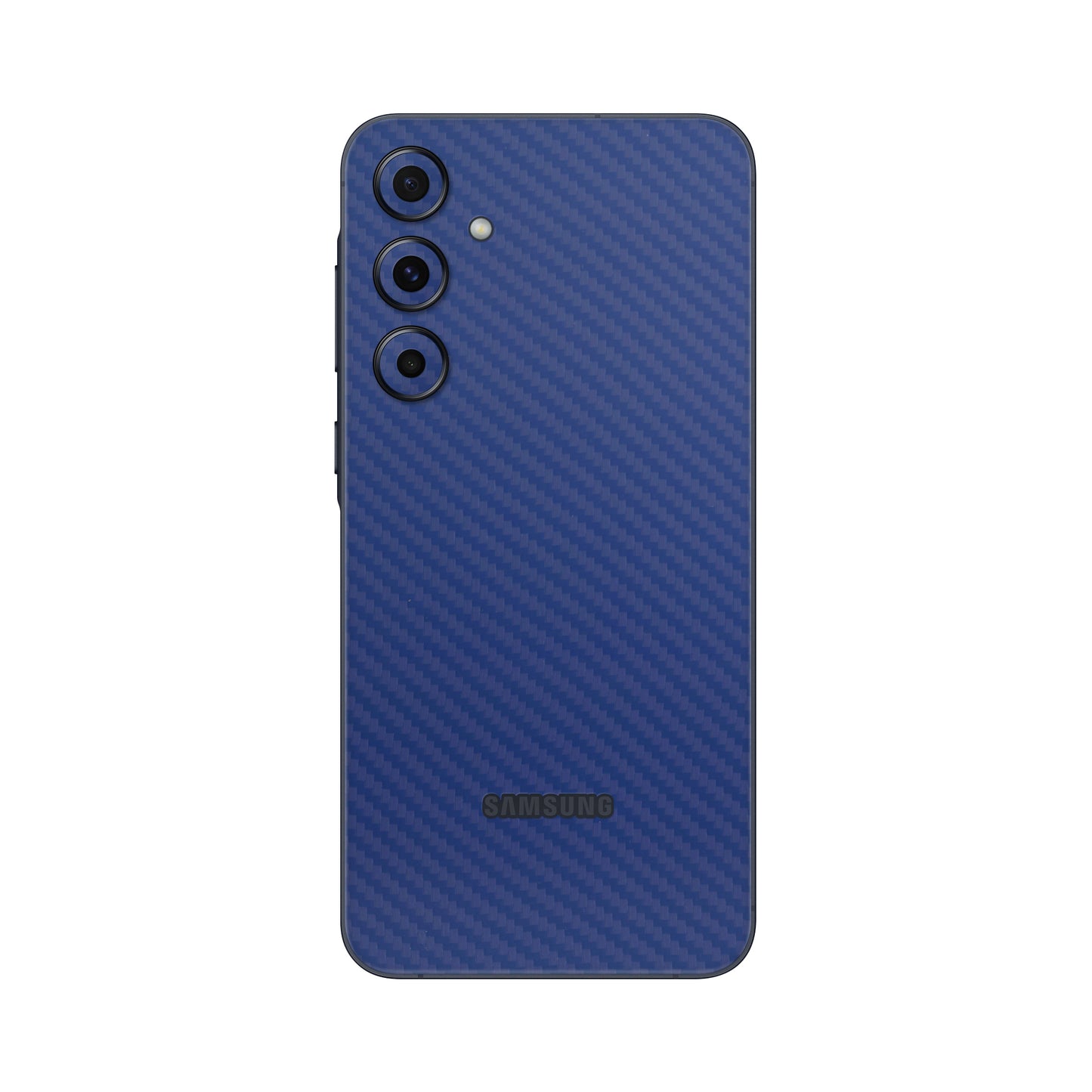 Folie de protectie Samsung Galaxy A55, eSkins Elegans, Skin Carbon Albastru