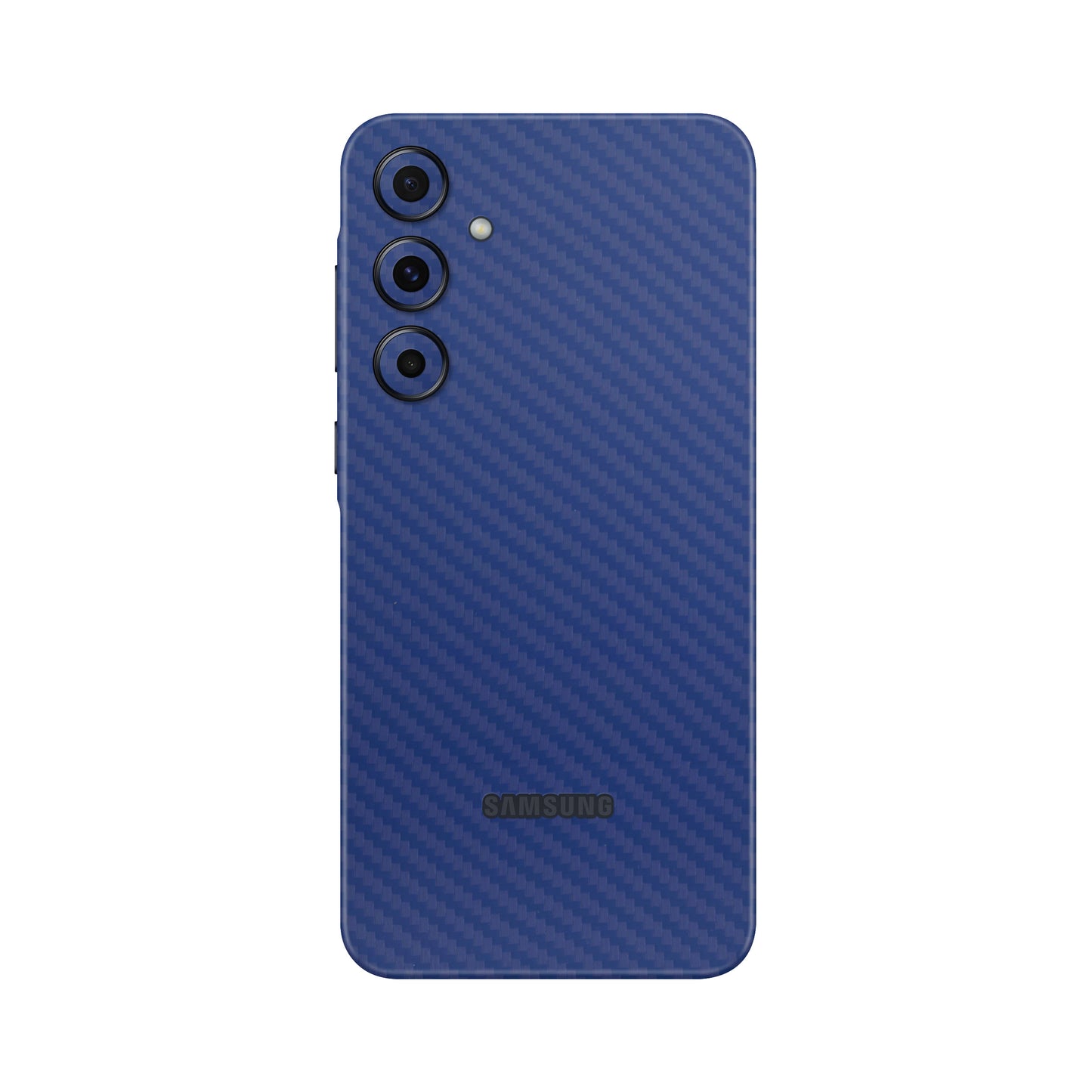 Folie de protectie Samsung Galaxy A55, eSkins Elegans, Skin Carbon Albastru