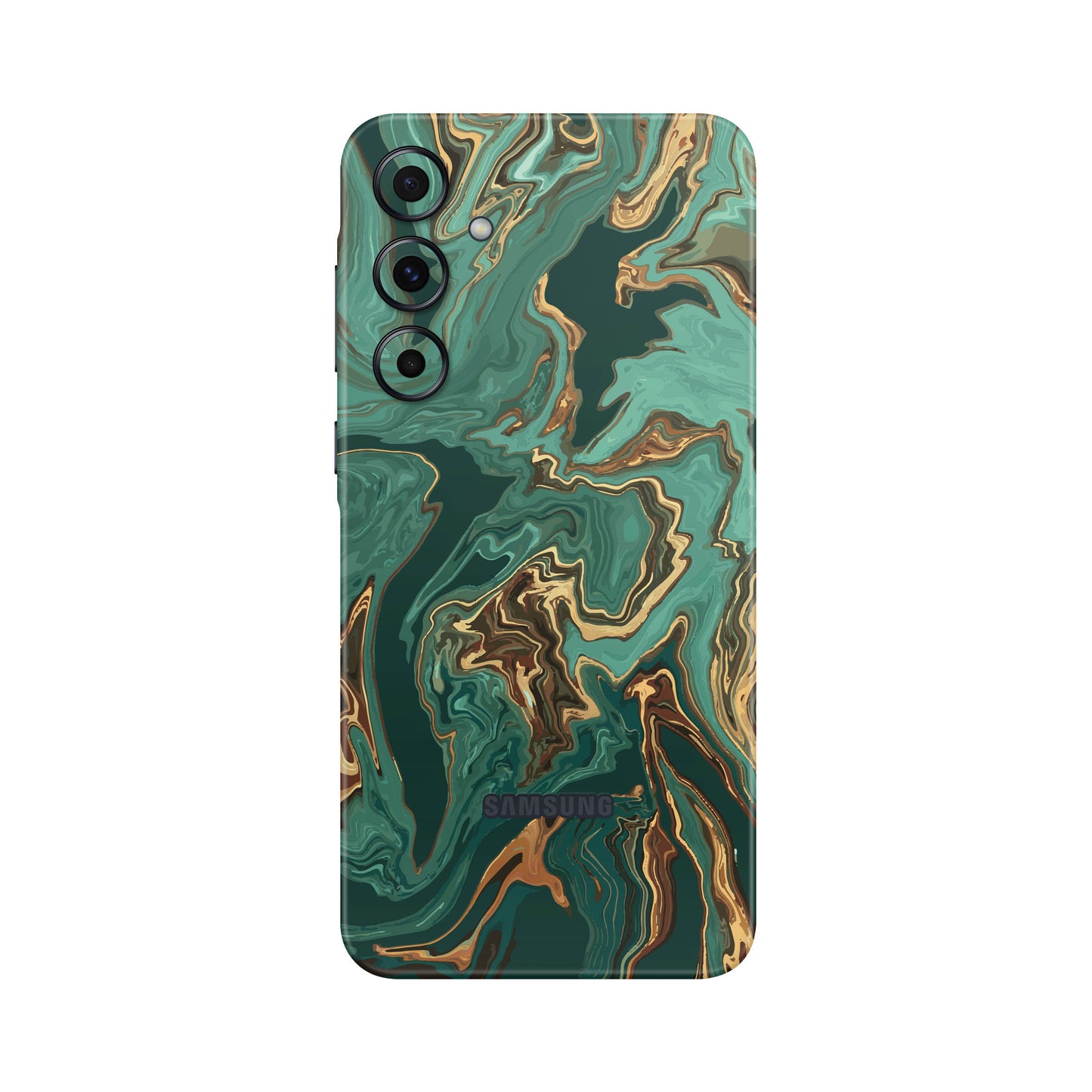 Folie de protectie Samsung Galaxy A55, eSkins Signature, Skin Emerald Flow