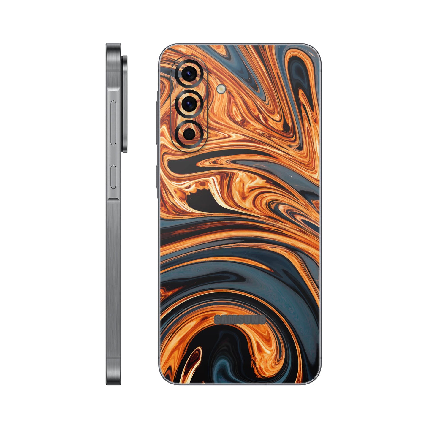 Folie de protectie Samsung Galaxy A56, eSkins Signature, Skin Amber Blaze