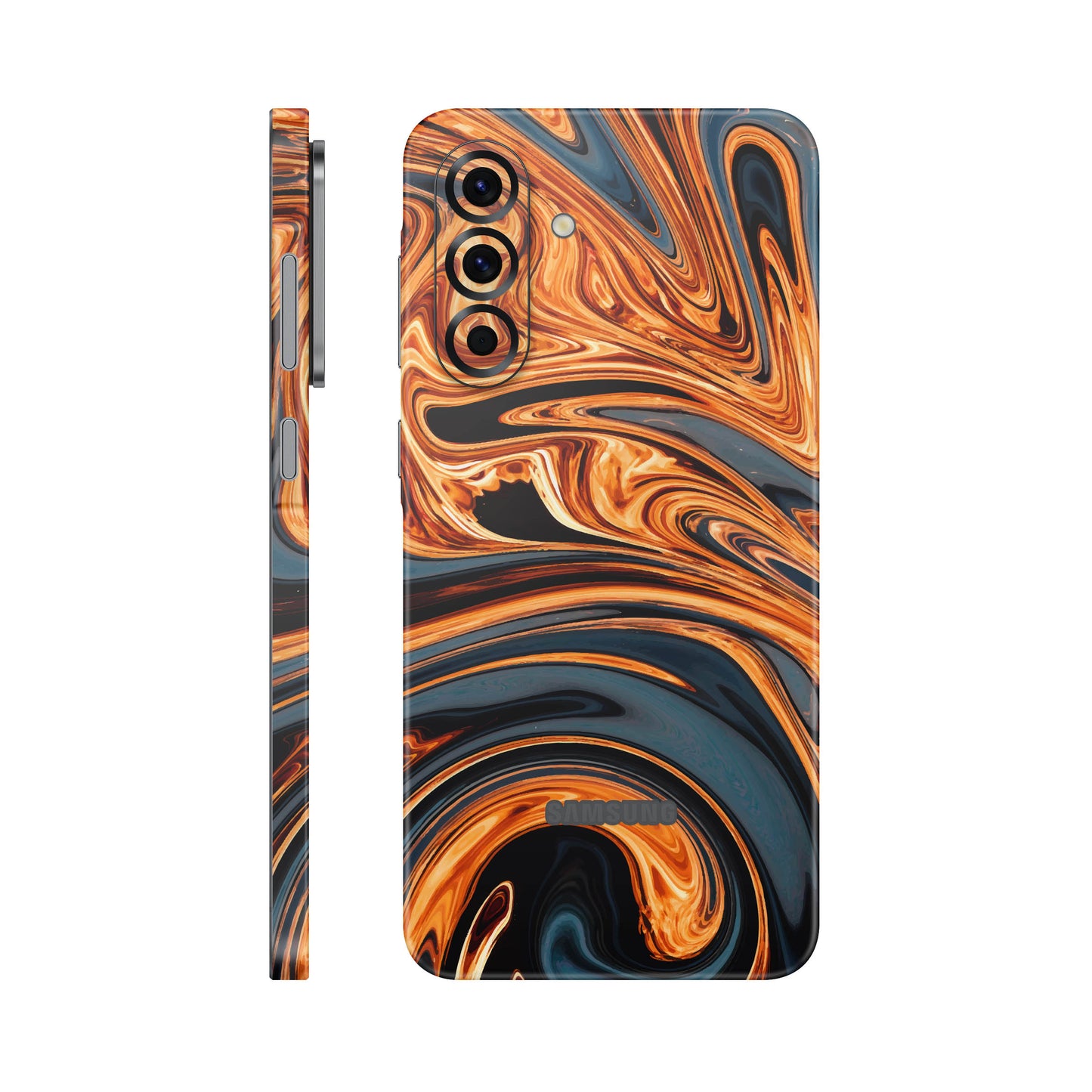 Folie de protectie Samsung Galaxy A56, eSkins Signature, Skin Amber Blaze