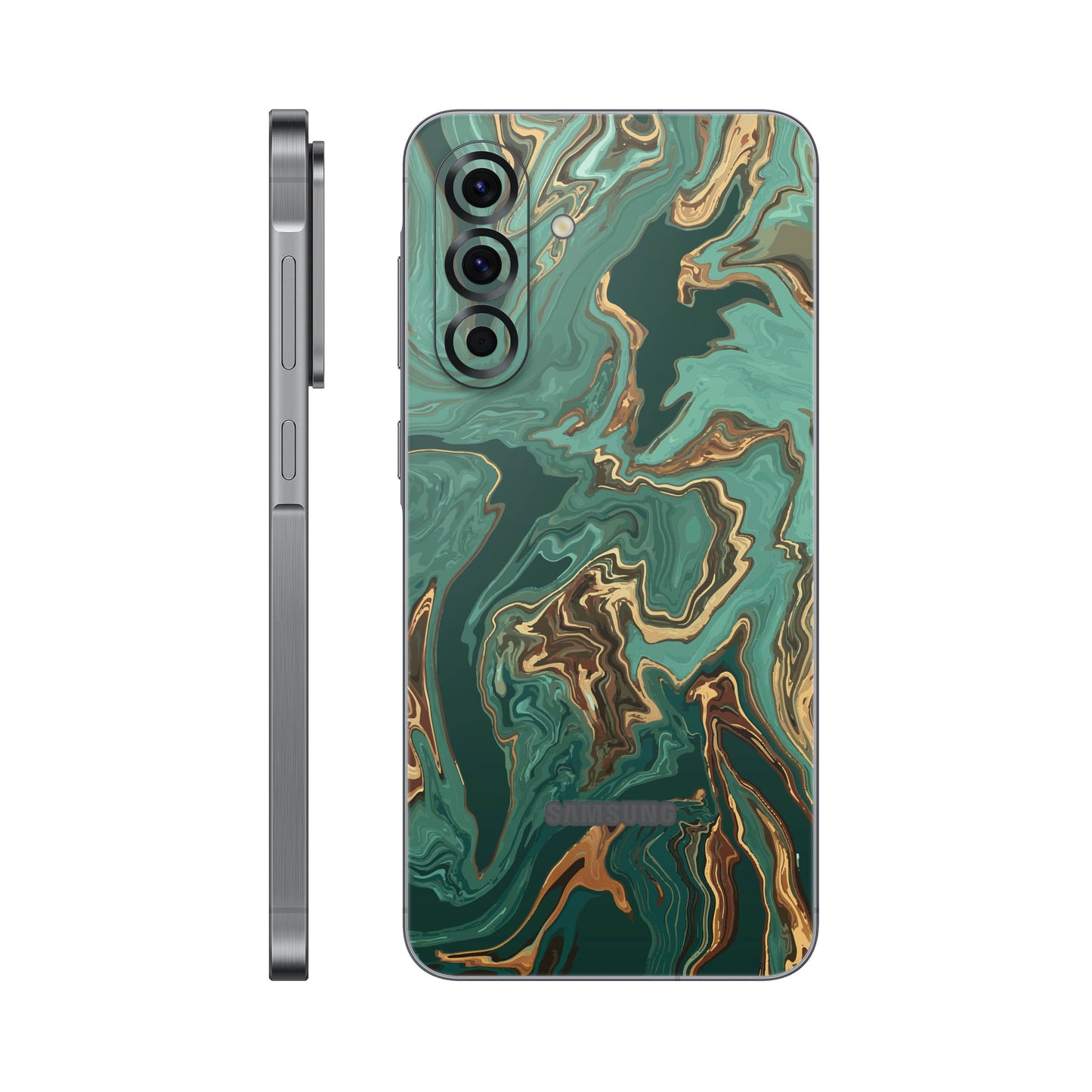 Folie de protectie Samsung Galaxy A56, eSkins Signature, Skin Emerald Flow