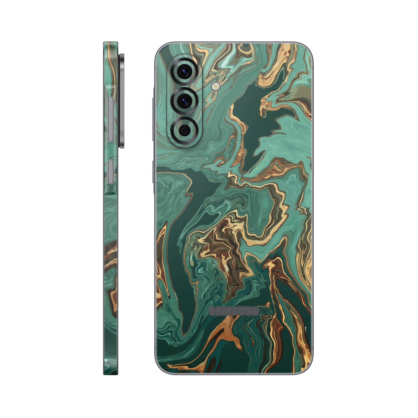 Folie de protectie Samsung Galaxy A56, eSkins Signature, Skin Emerald Flow