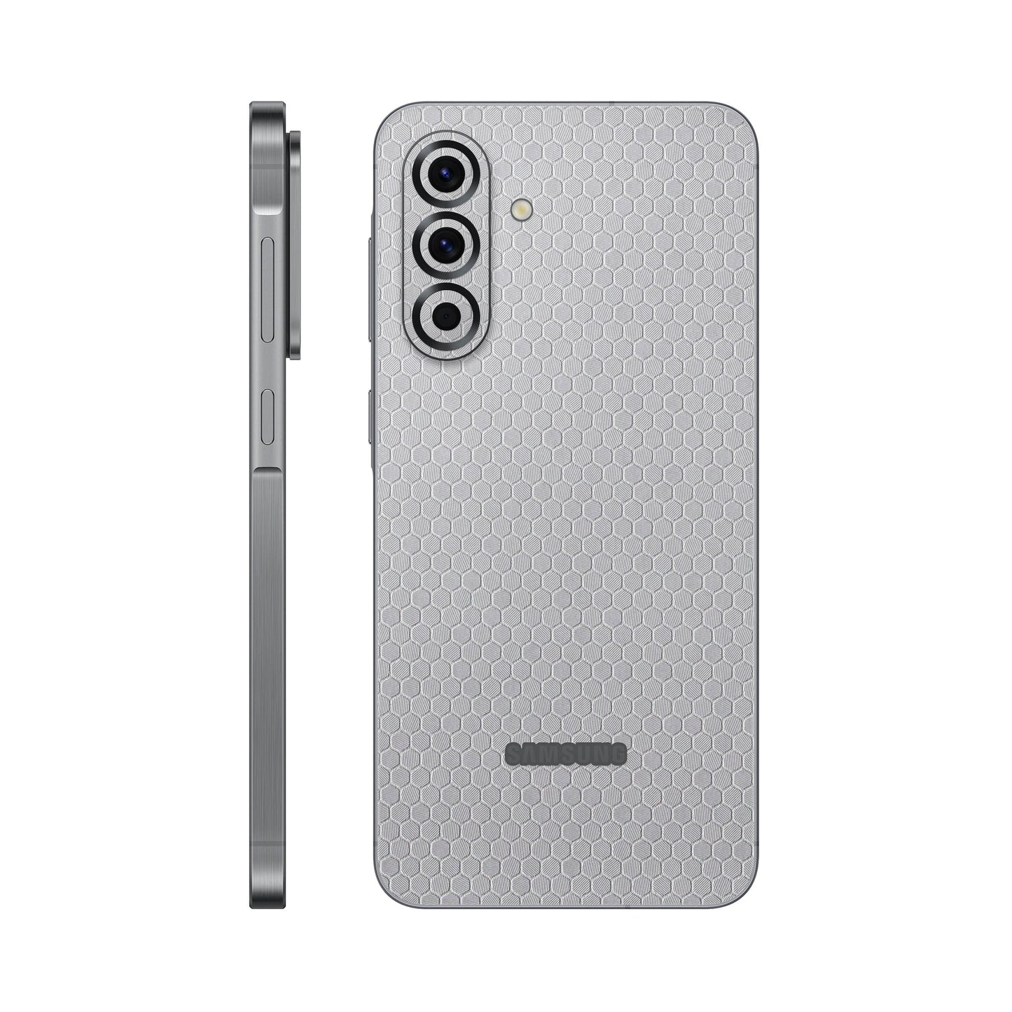 Folie de protectie Samsung Galaxy A56, eSkins Elegans, Skin Honeycomb Gri