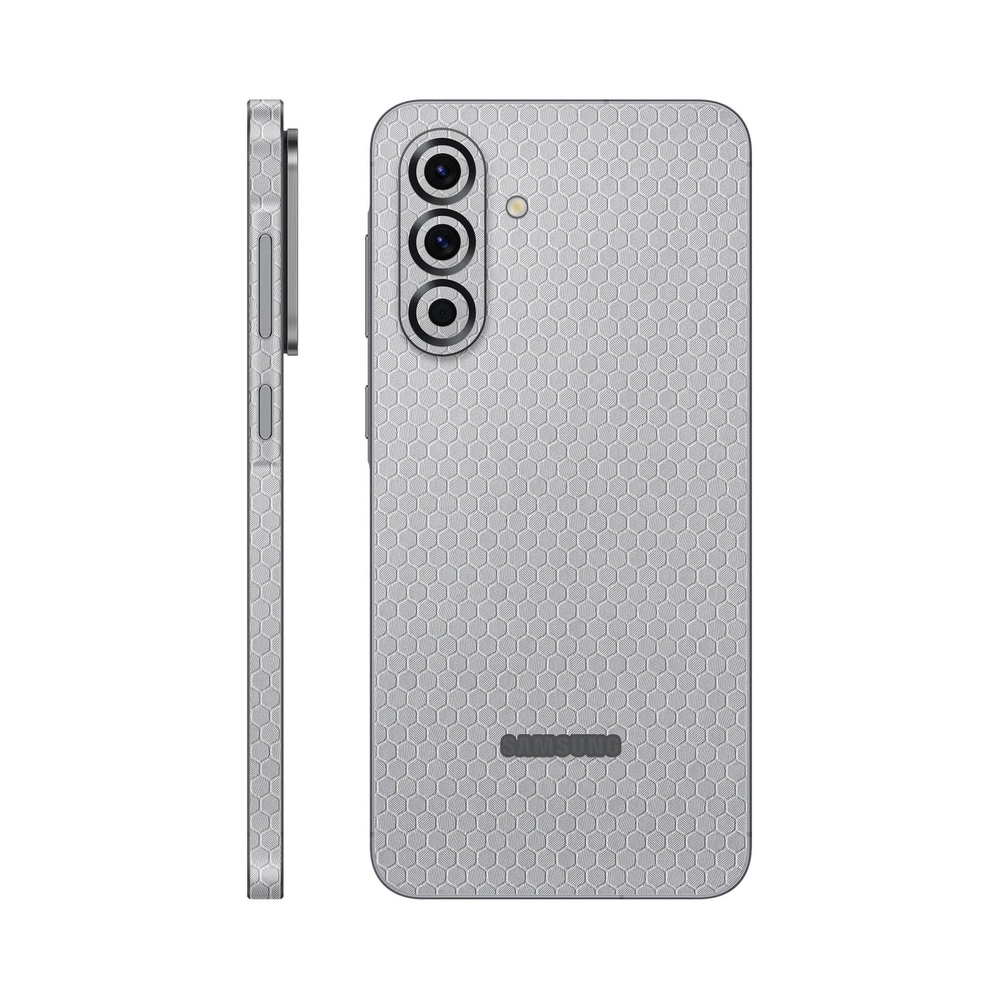 Folie de protectie Samsung Galaxy A56, eSkins Elegans, Skin Honeycomb Gri