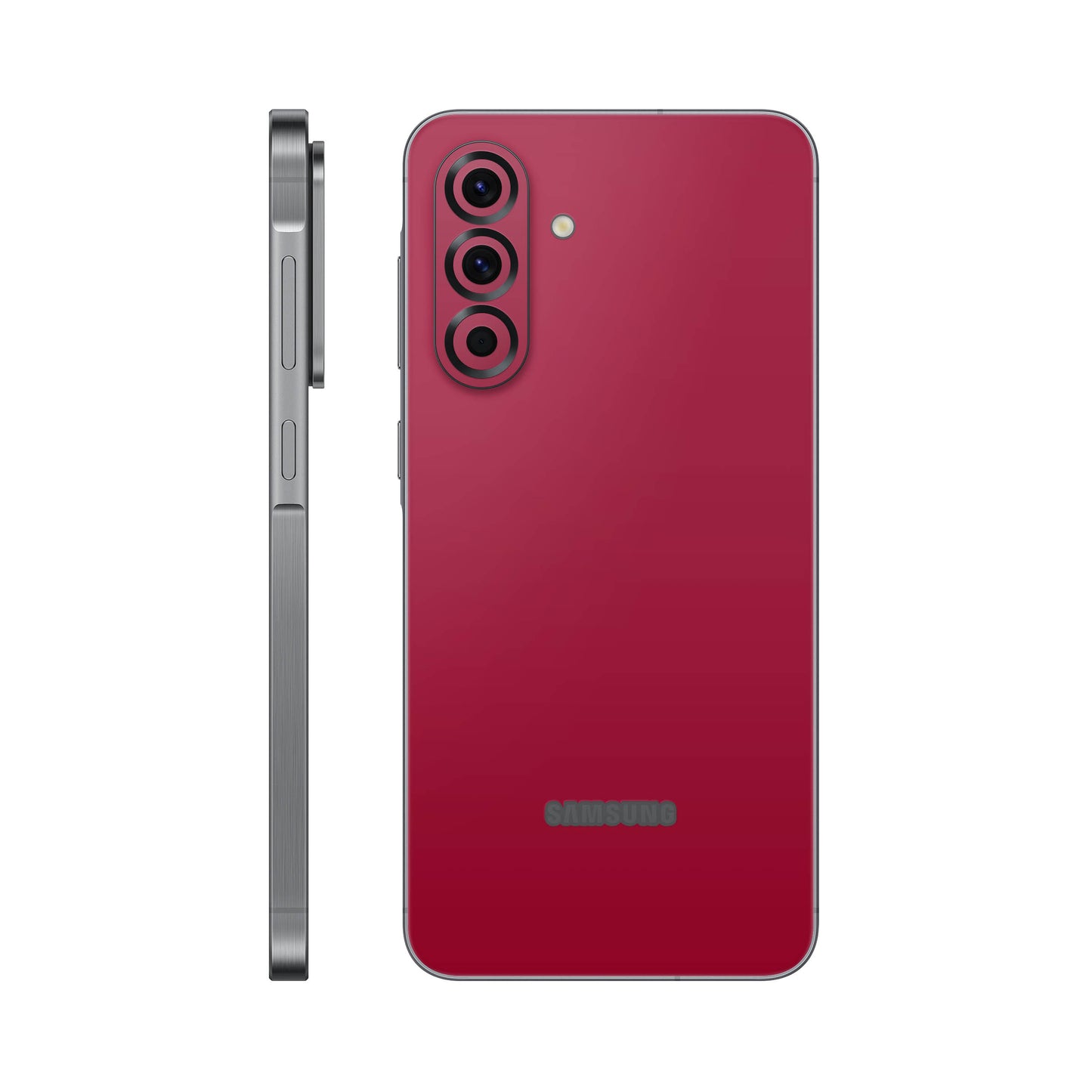 Folie de protectie Samsung Galaxy A56, eSkins Unique, Skin Mat Rosu