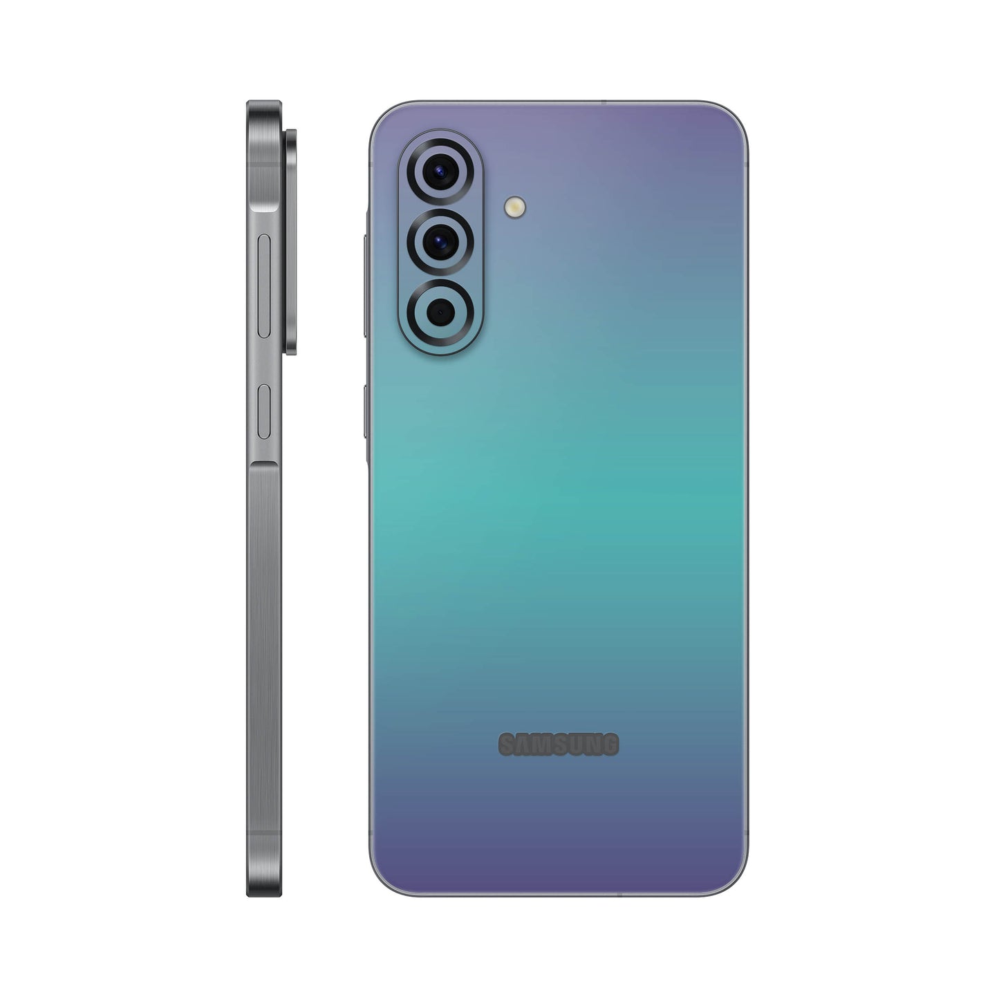 Folie de protectie Samsung Galaxy A56, eSkins Unique, Skin Cameleon Turcoaz-Lavanda