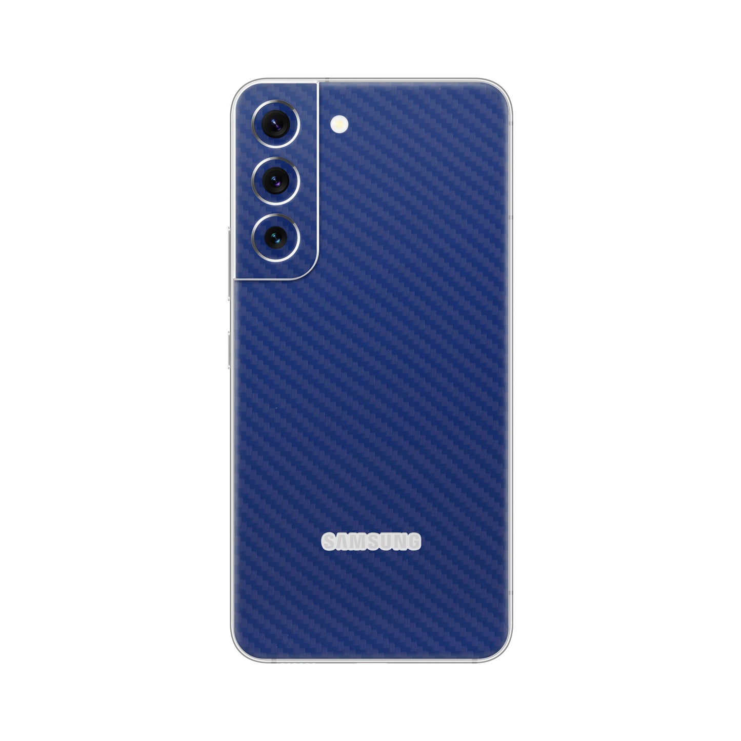 Skin Samsung Galaxy S21, Carbon 3D Blue