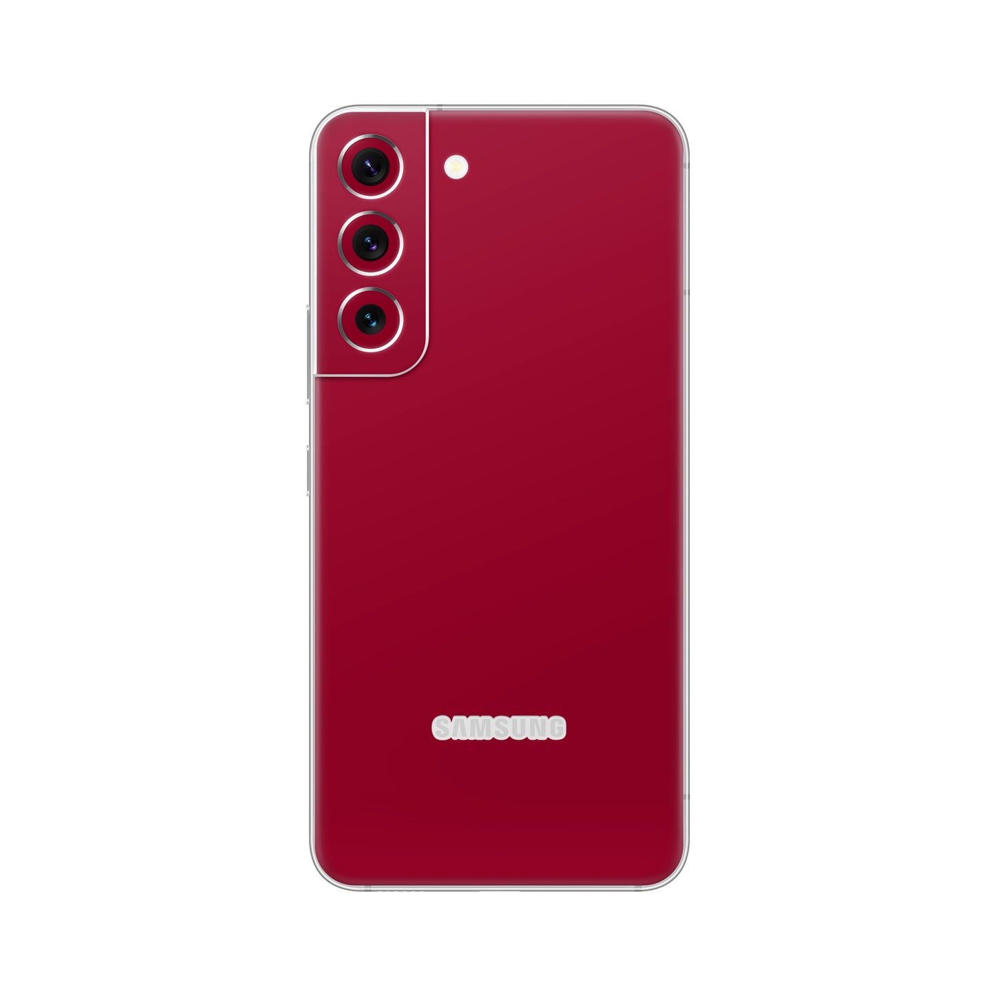 Folie de protectie Samsung Galaxy S21, eSkins Unique, Skin Mat Rosu