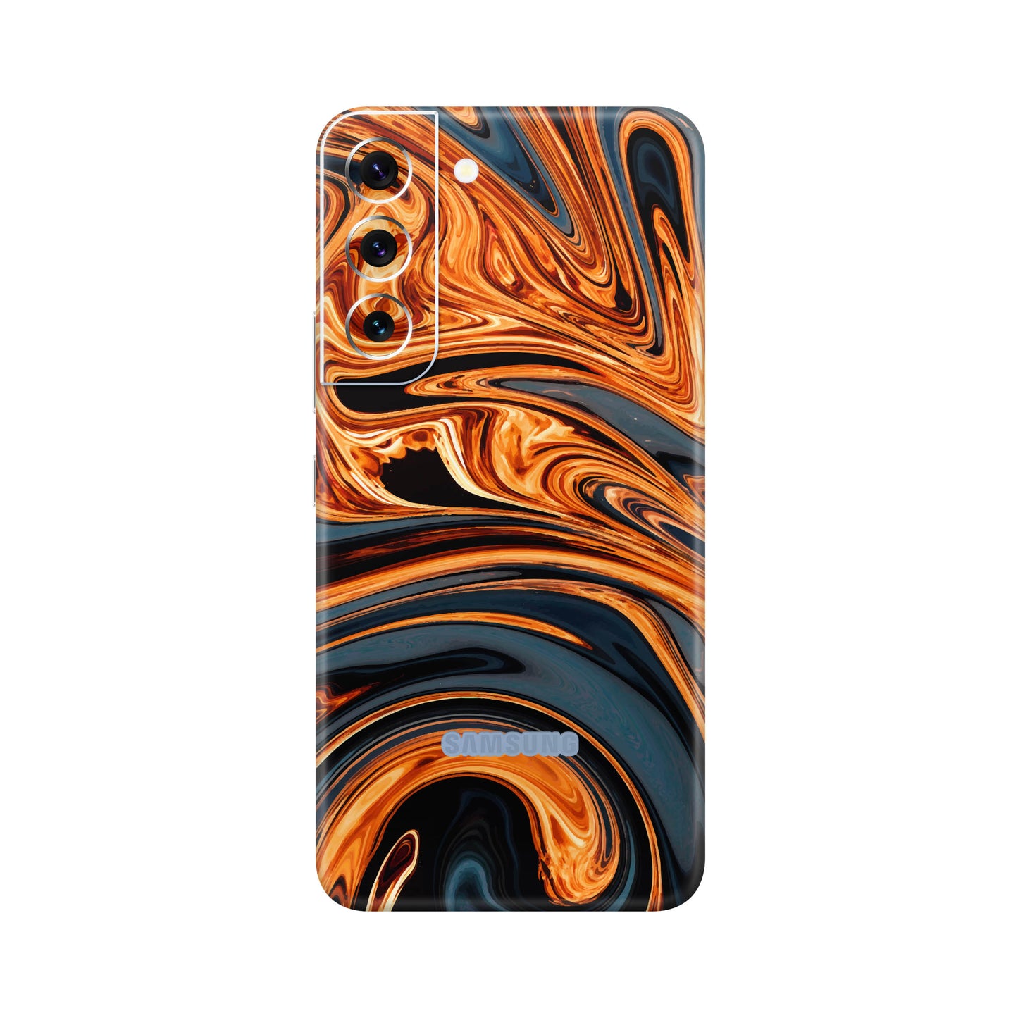 Folie de protectie Samsung Galaxy S22, eSkins Signature, Skin Amber Blaze