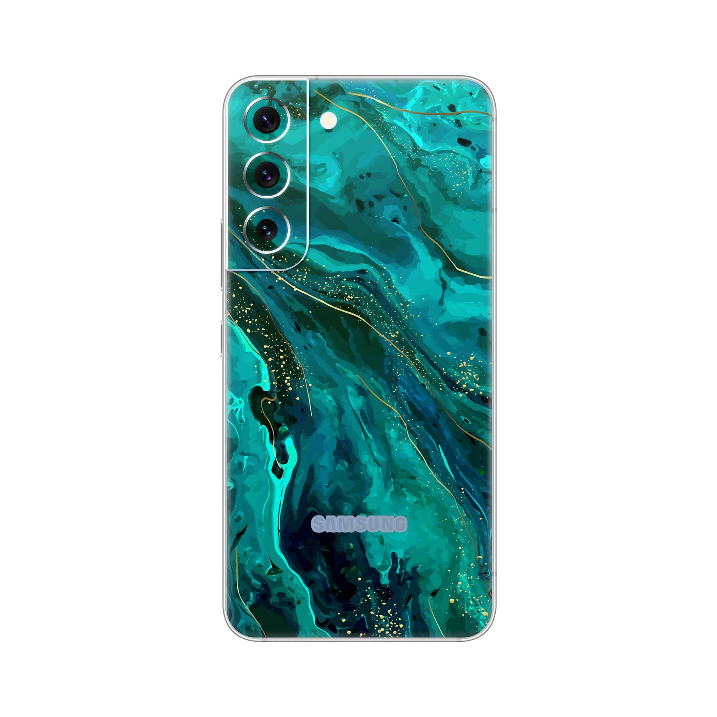 Folie de protectie Samsung Galaxy S22, eSkins Signature, Skin Celestial Lagoon
