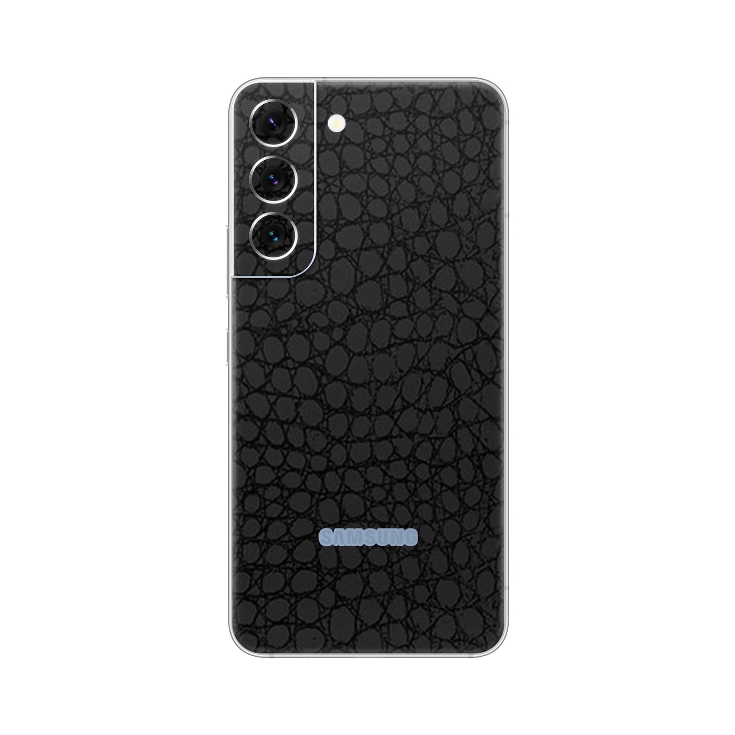 Skin Samsung Galaxy S22, Croco 3D Black