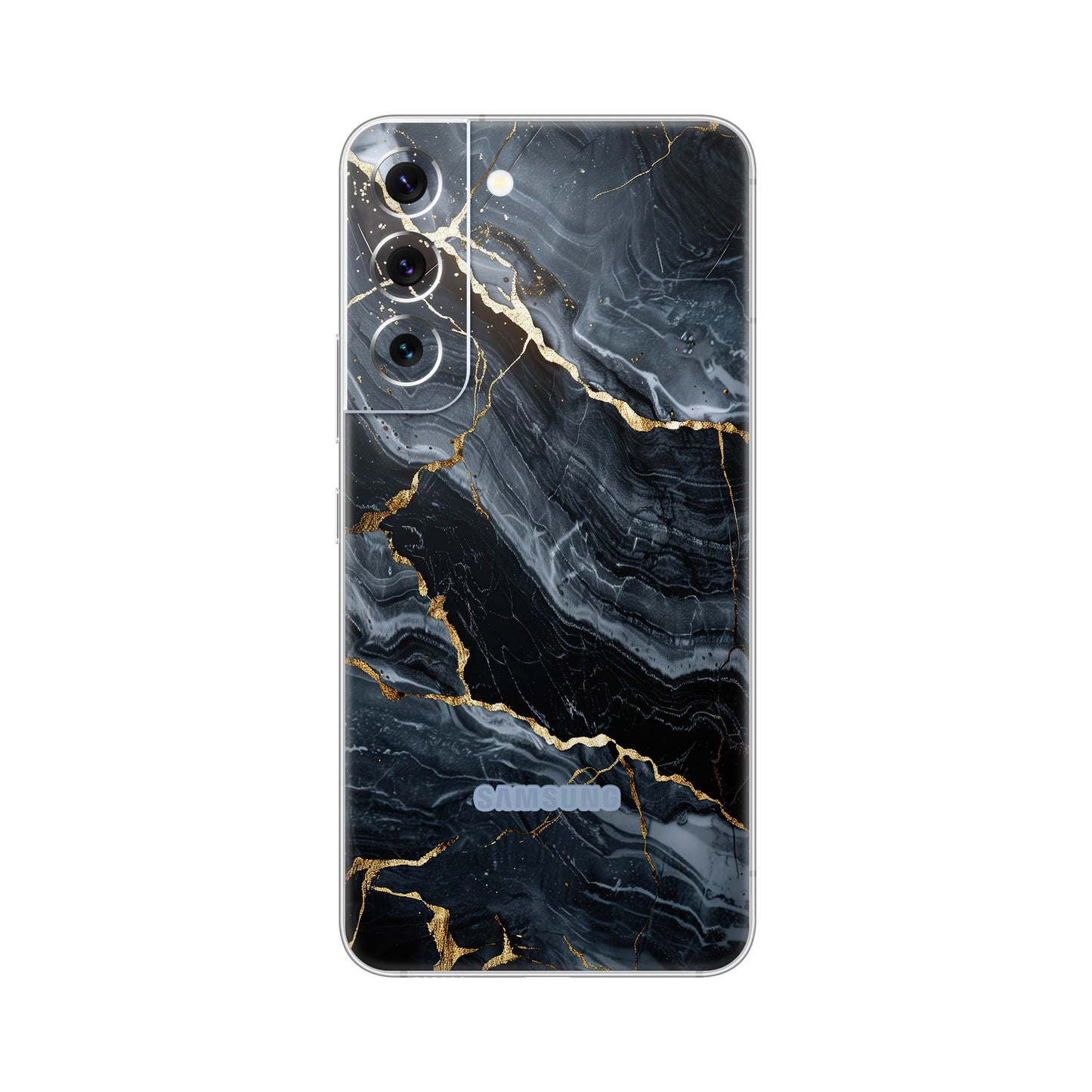 Folie de protectie Samsung Galaxy S22, eSkins Signature, Skin Gilded Abyss