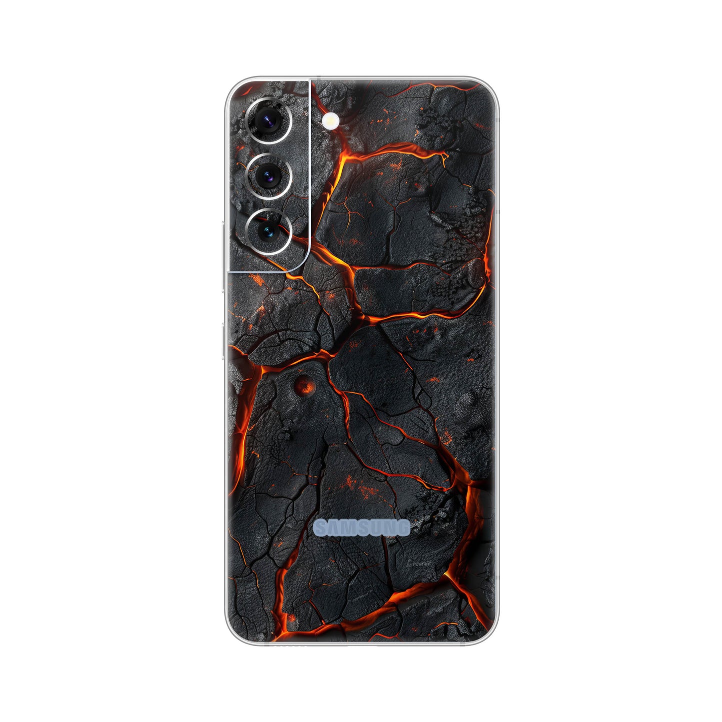 Folie de protectie Samsung Galaxy S22, eSkins Signature, Skin Inferno Crust