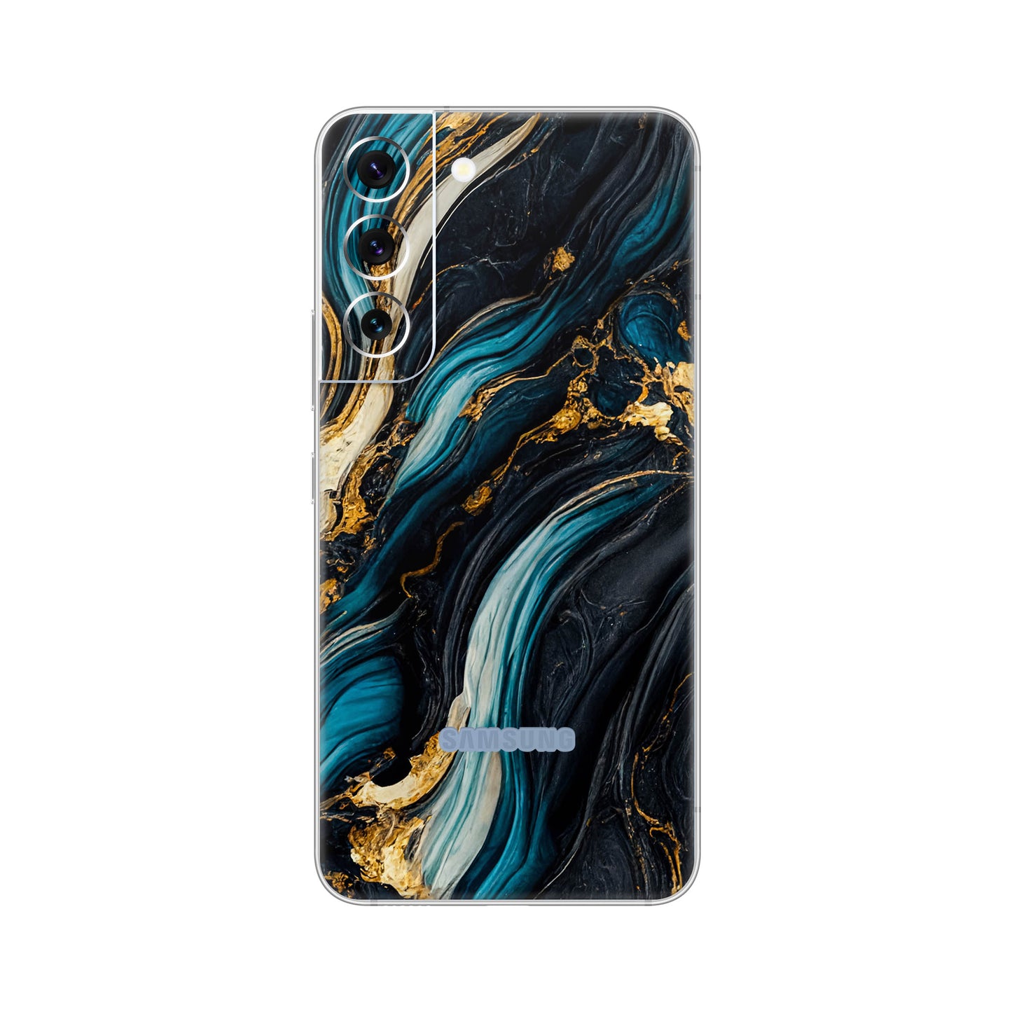 Folie de protectie Samsung Galaxy S22, eSkins Signature, Mystic Ocean