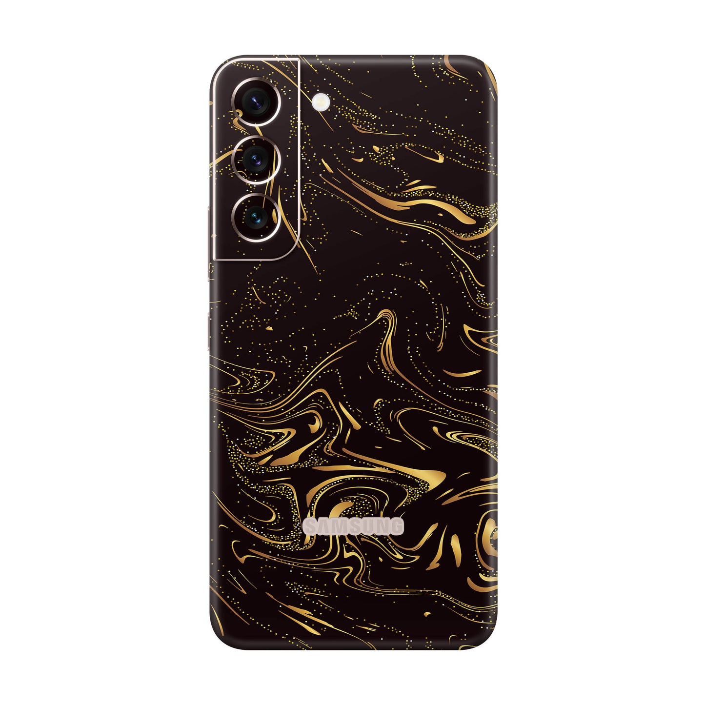 Folie de protectie Samsung Galaxy S22 Plus, eSkins Signature, Golden Noir