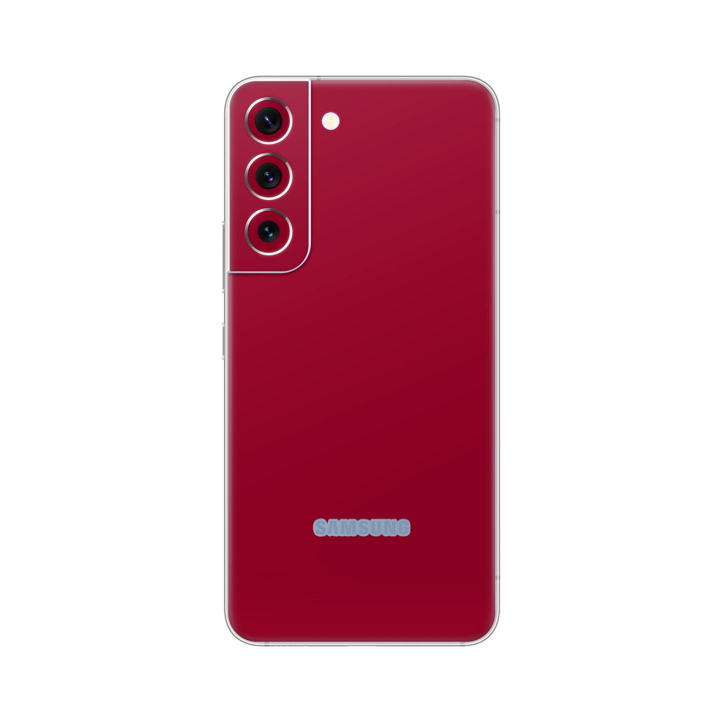Folie de protectie Samsung Galaxy S22, eSkins Unique, Skin Mat Rosu