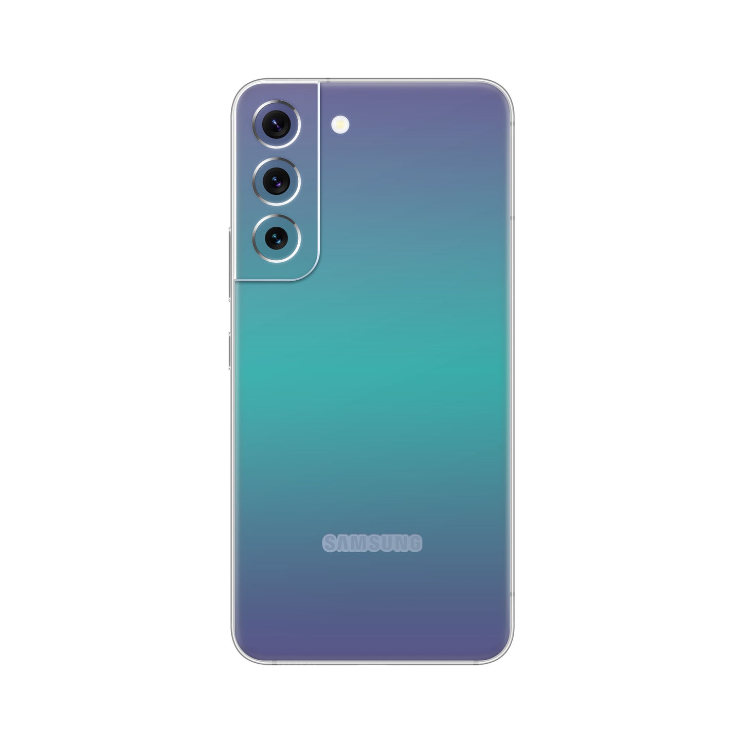 Folie de protectie Samsung Galaxy S22, eSkins Unique, Skin Cameleon Turcoaz-Lavanda