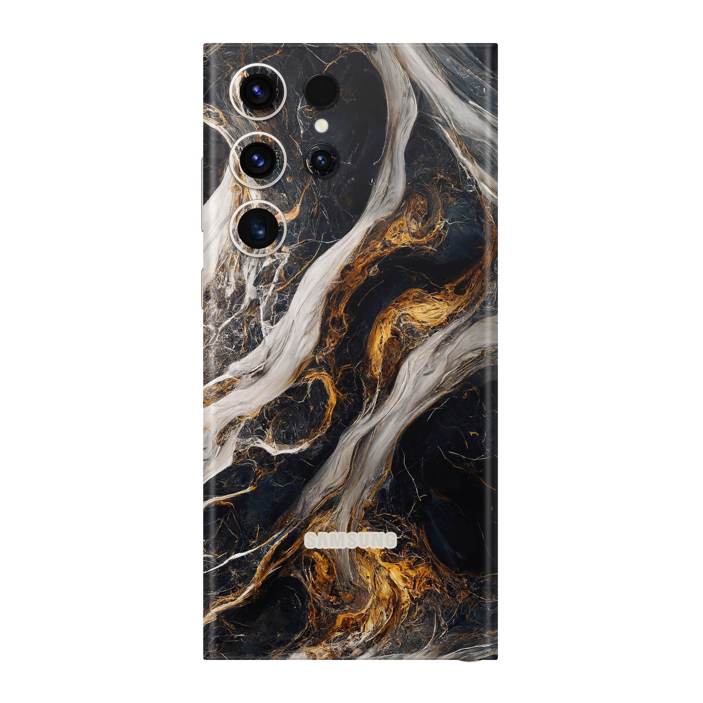 Folie de protectie Samsung Galaxy S22 Ultra, eSkins Signature, Skin Luxe Nebula