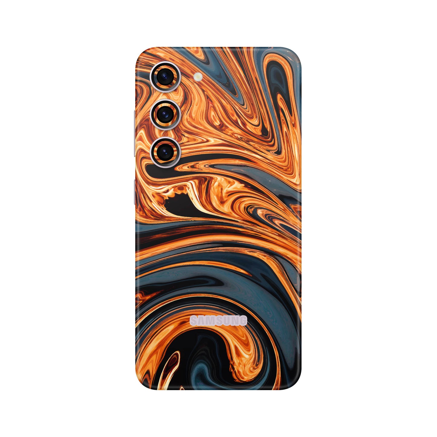 Folie de protectie Samsung Galaxy S23, eSkins Signature, Skin Amber Blaze