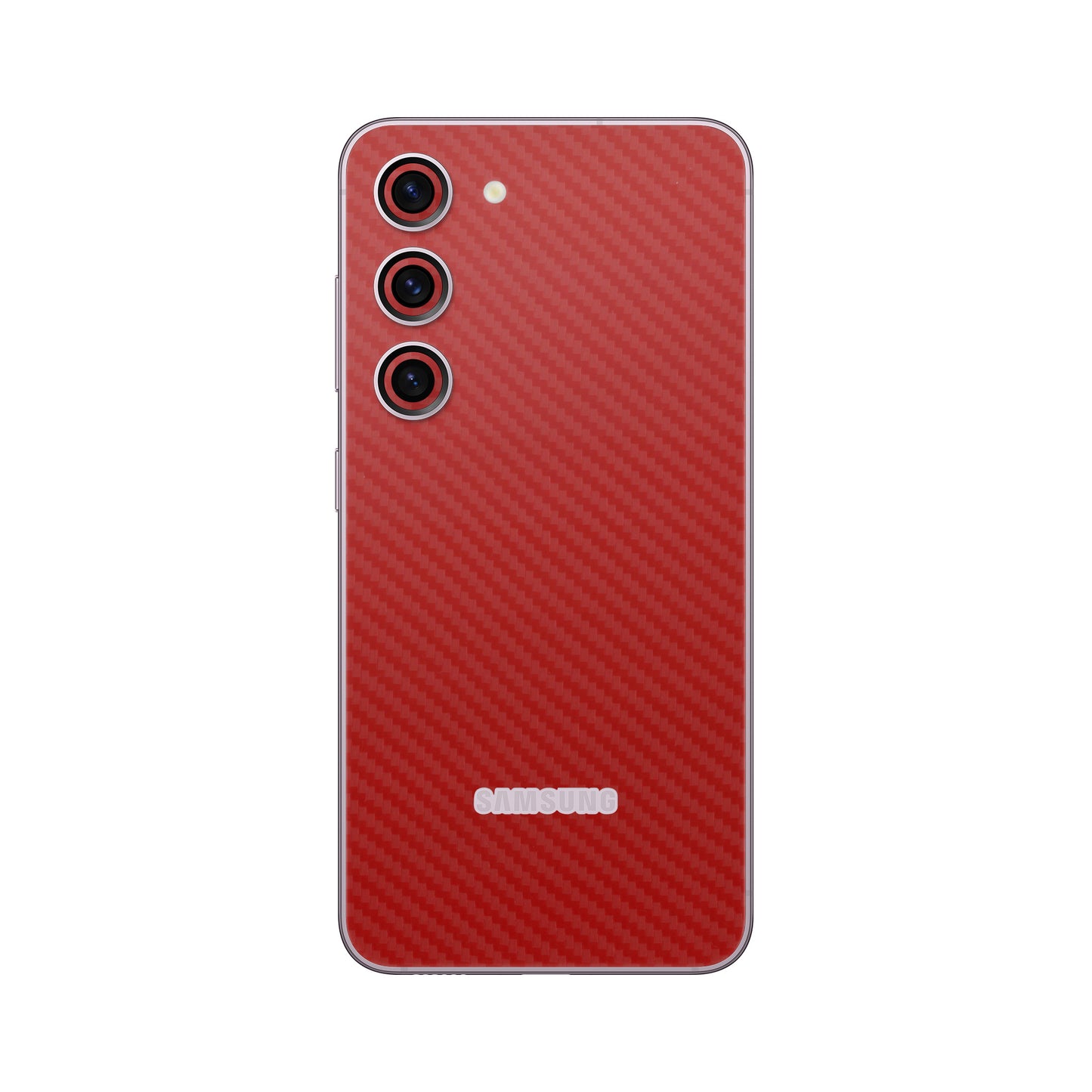 Skin Samsung Galaxy S23, Carbon 3D Red