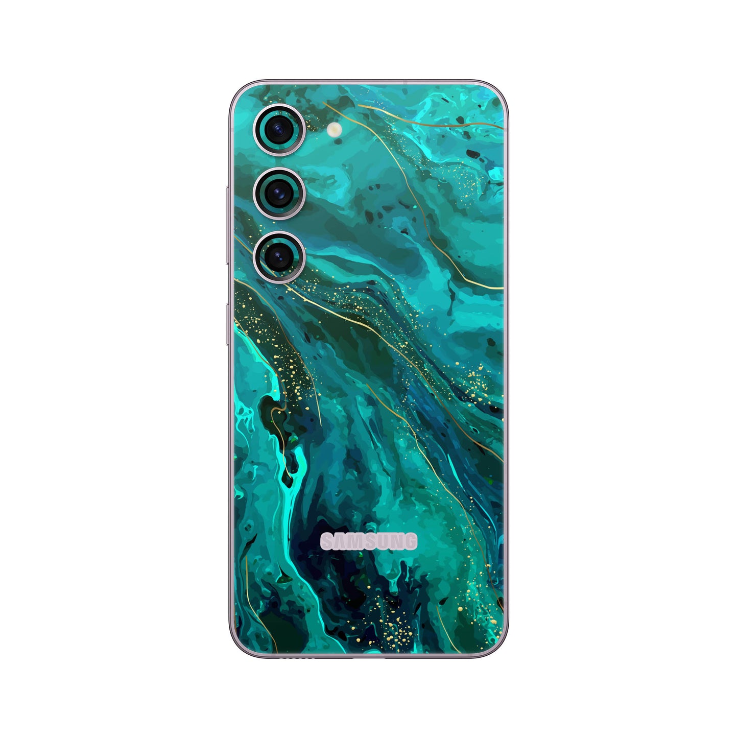 Folie de protectie Samsung Galaxy S23, eSkins Signature, Skin Celestial Lagoon