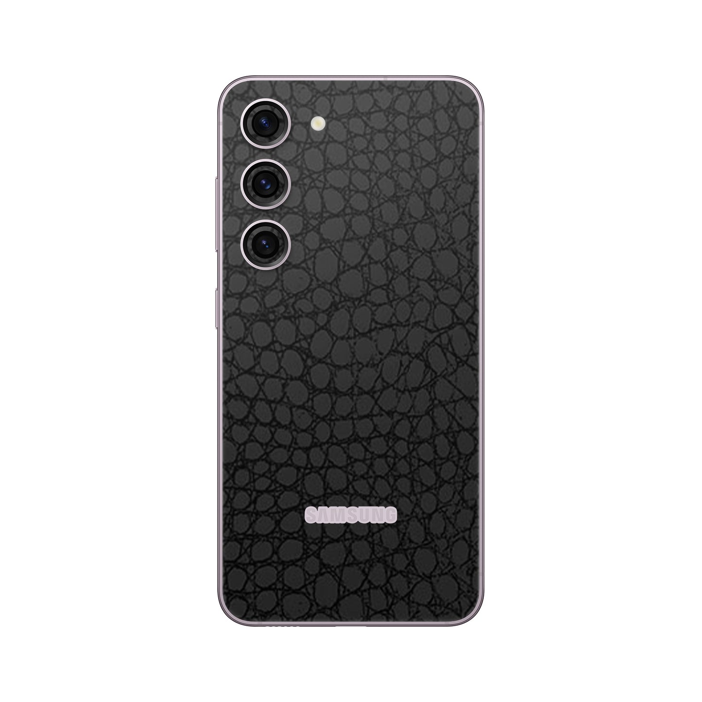 Skin Samsung Galaxy S23, Croco 3D Black