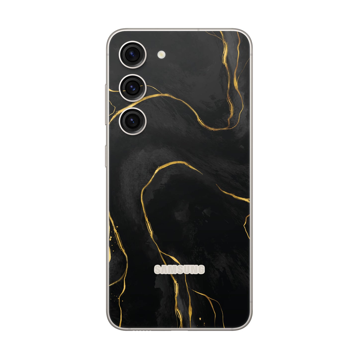 Folie de protectie Samsung Galaxy S23 FE, eSkins Signature, Skin Golden Onyx