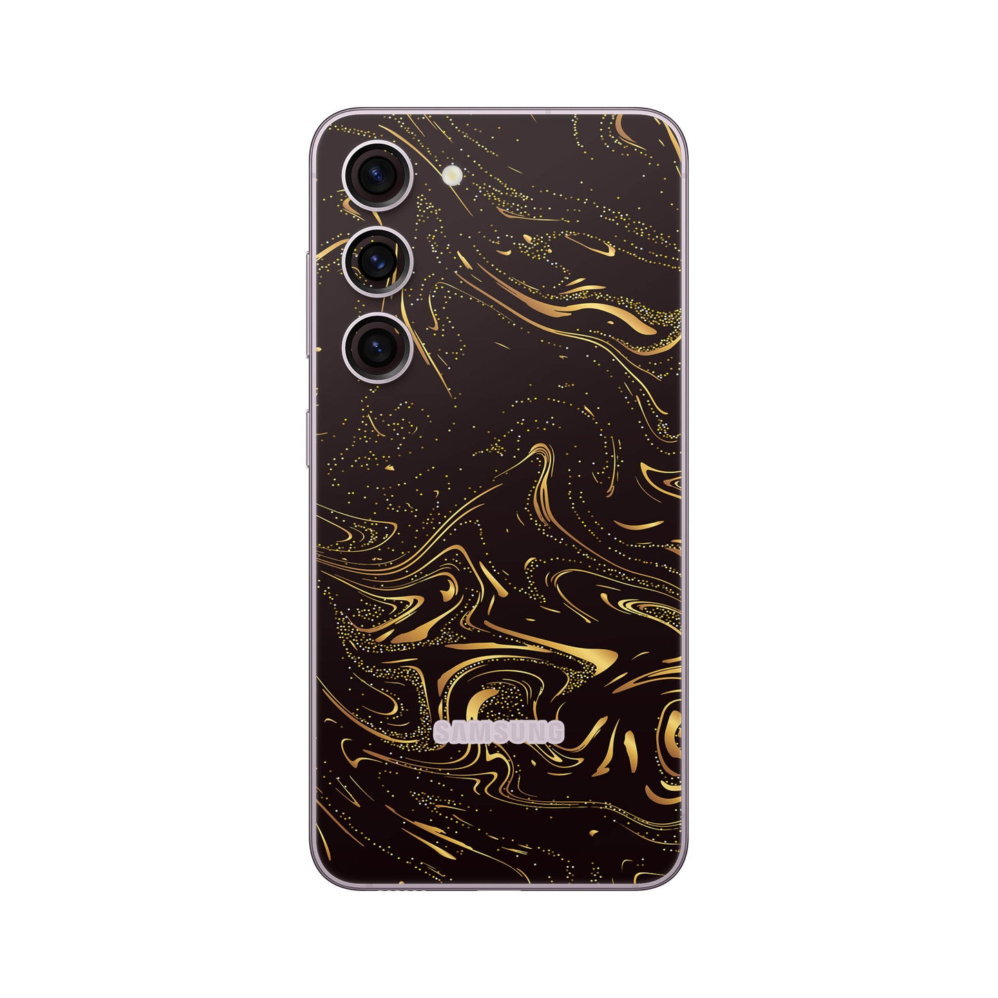 Folie de protectie Samsung Galaxy S23, eSkins Signature, Golden Noir