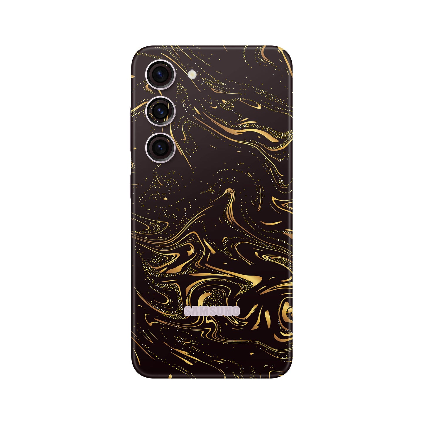 Folie de protectie Samsung Galaxy S23, eSkins Signature, Golden Noir
