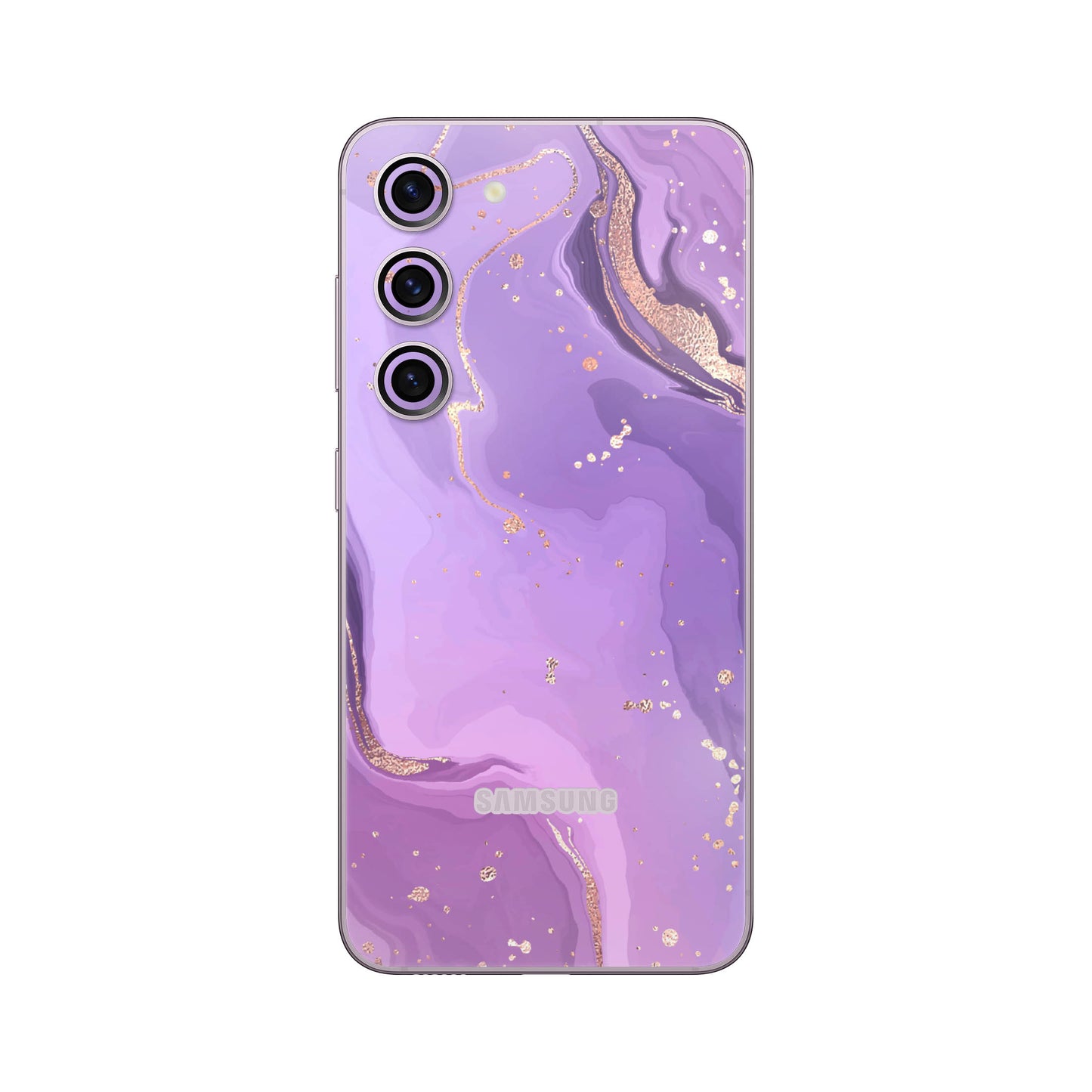 Folie de protectie Samsung Galaxy S23, eSkins Signature, Skin Lavender Swirl