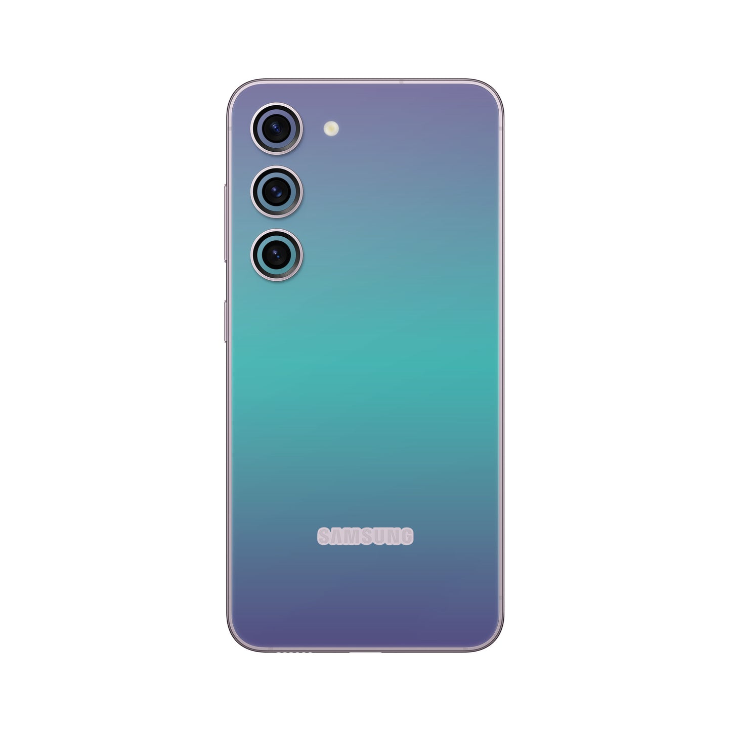 Folie de protectie Samsung Galaxy S23, eSkins Unique, Skin Cameleon Turcoaz-Lavanda