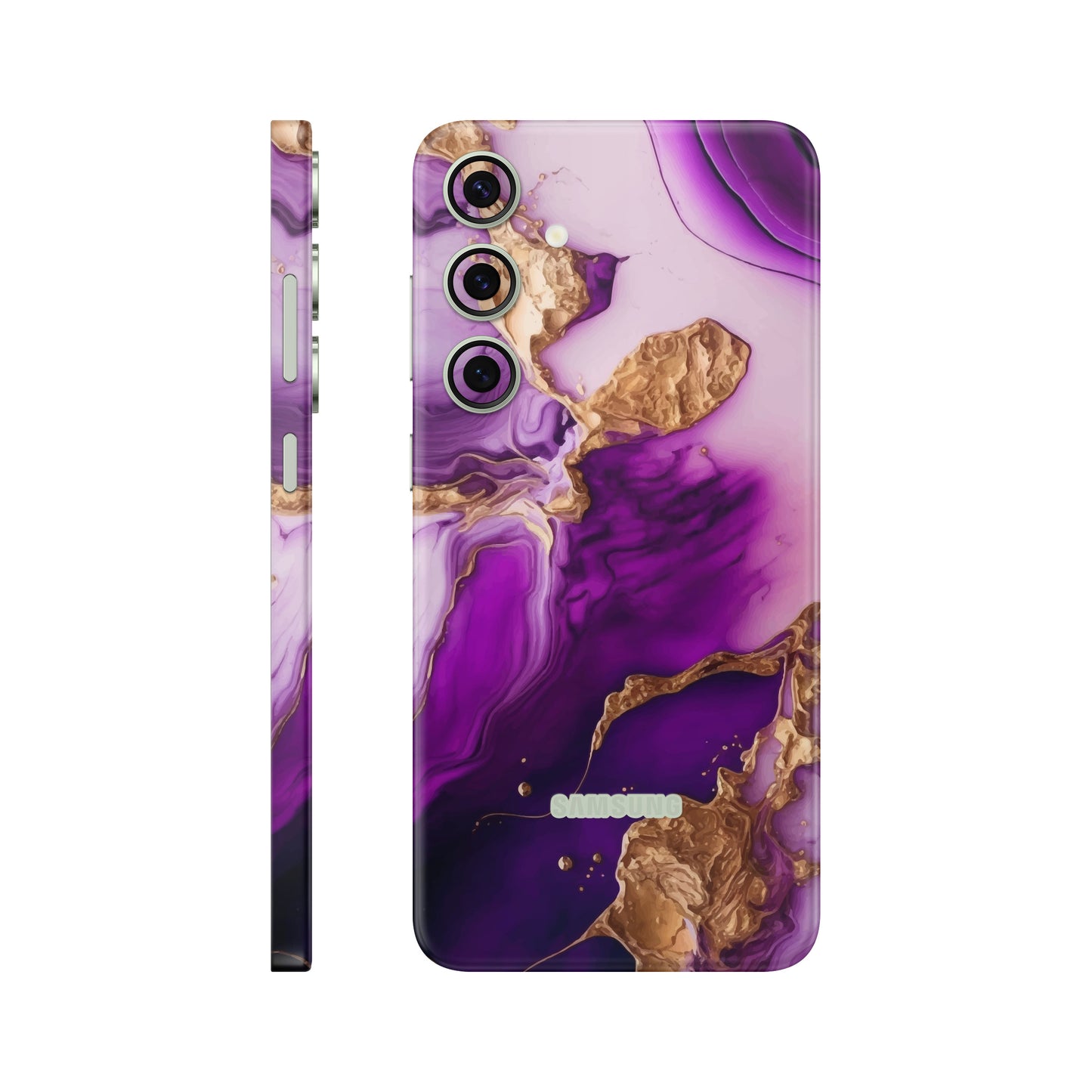 Folie de protectie Samsung Galaxy S24, eSkins Signature, Skin Amethyst Dream