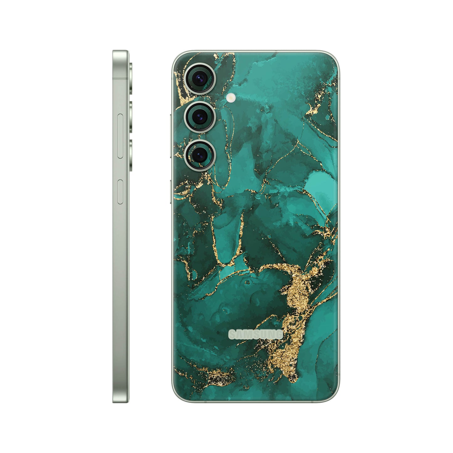 Folie de protectie Samsung Galaxy S24, eSkins Signature, Ethereal Green